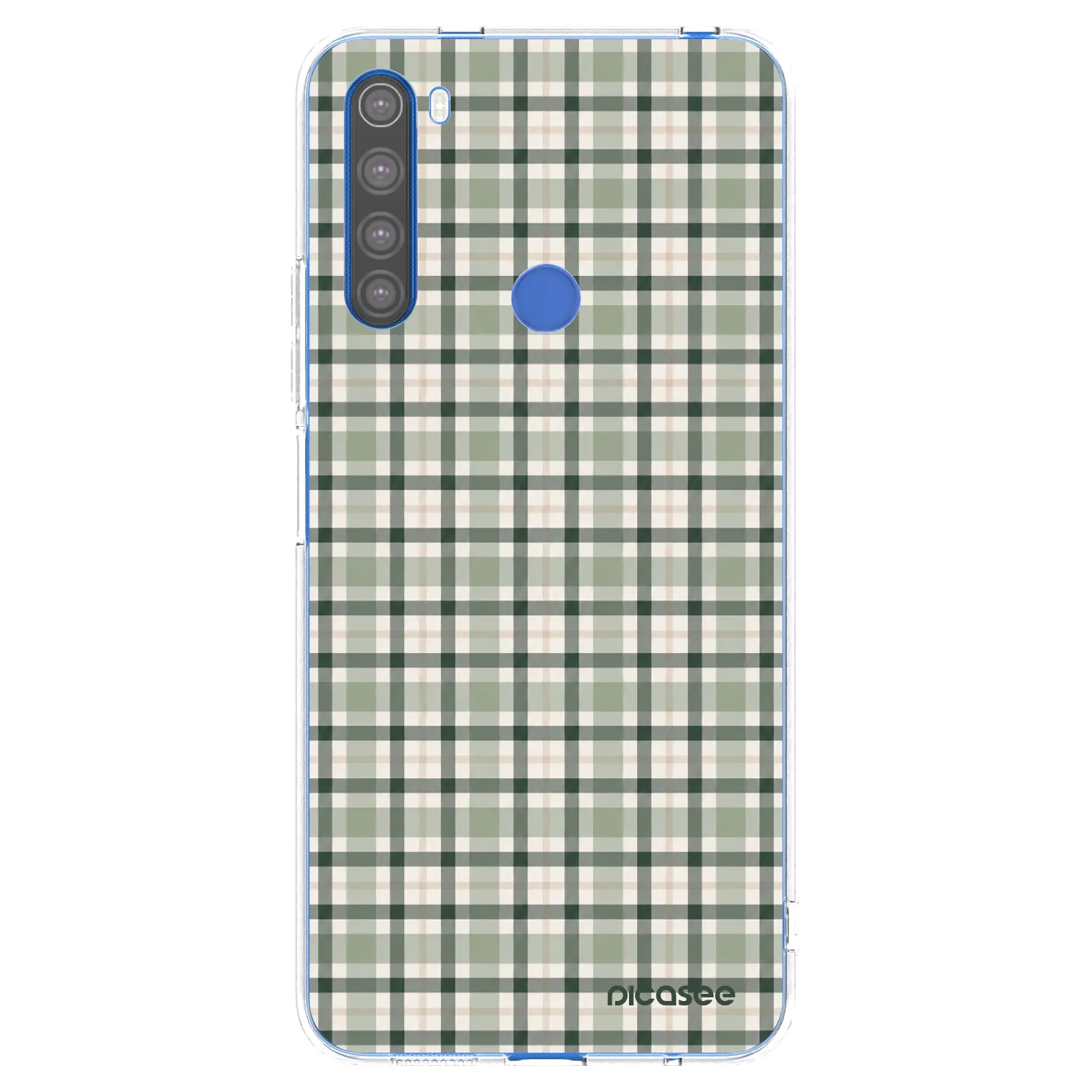 Picasee διαφανής θήκη σιλικόνης Xiaomi Redmi Note 8T - Sage Tartan