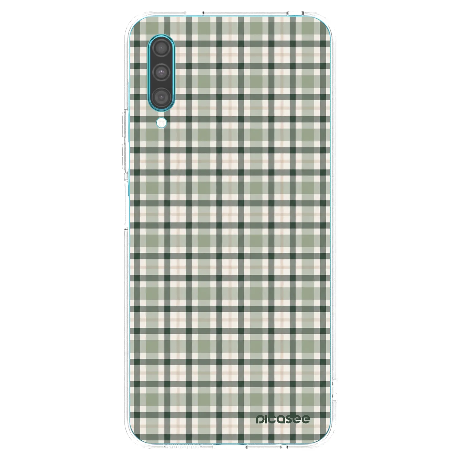 Picasee διαφανής θήκη σιλικόνης Samsung Galaxy A30s A307F - Sage Tartan