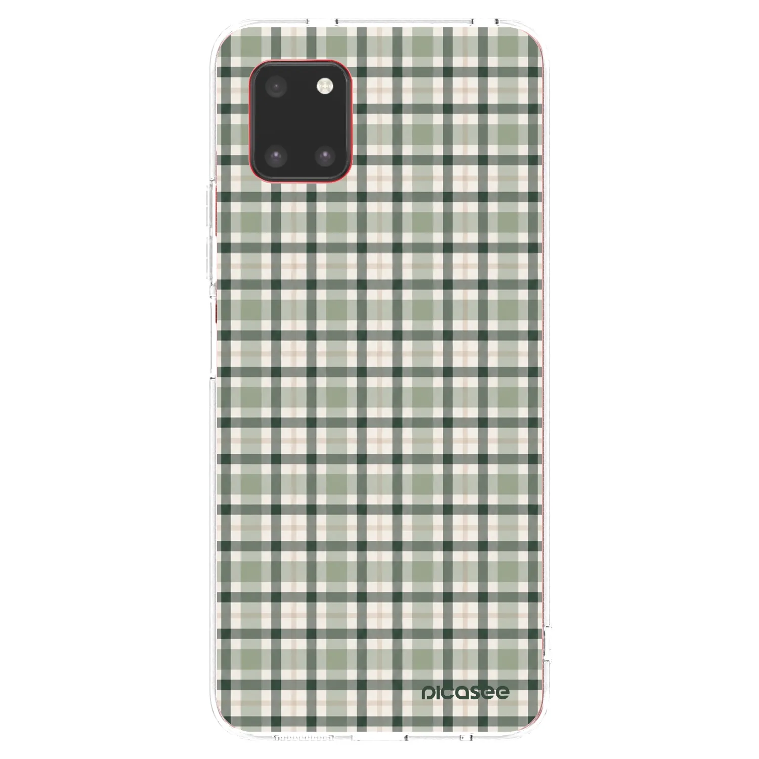 Picasee διαφανής θήκη σιλικόνης Samsung Galaxy Note 10 Lite N770F - Sage Tartan