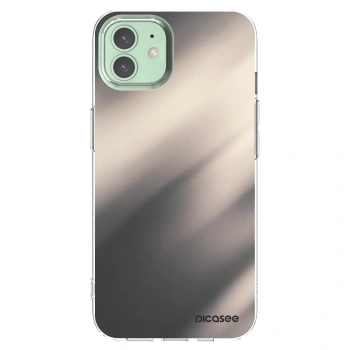 Picasee διαφανής θήκη σιλικόνης Apple iPhone 12 - Smoky Beige