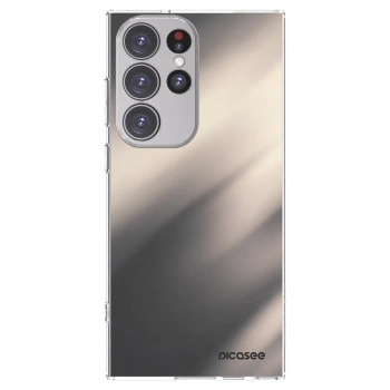 Picasee διαφανής θήκη σιλικόνης Samsung Galaxy S23 Ultra 5G - Smoky Beige