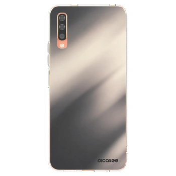 Picasee διαφανής θήκη σιλικόνης Samsung Galaxy A70 A705F - Smoky Beige