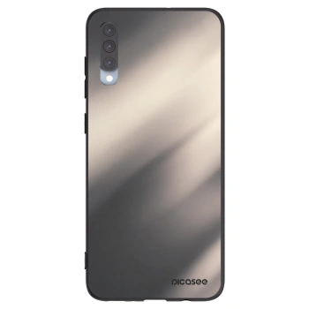 Picasee Μαύρη θήκη σιλικόνης για Samsung Galaxy A70 A705F - Smoky Beige