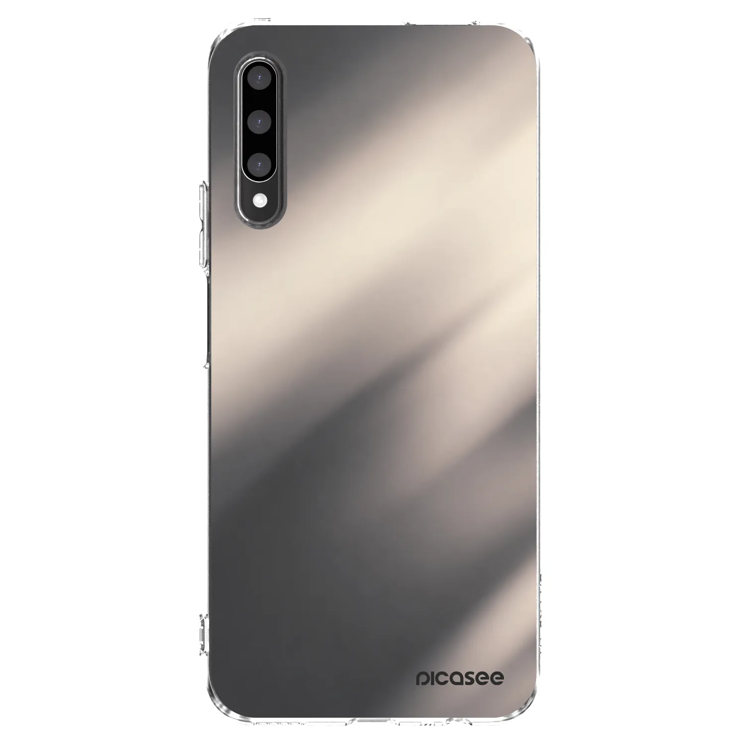 Picasee διαφανής θήκη σιλικόνης Honor 9X Pro - Smoky Beige