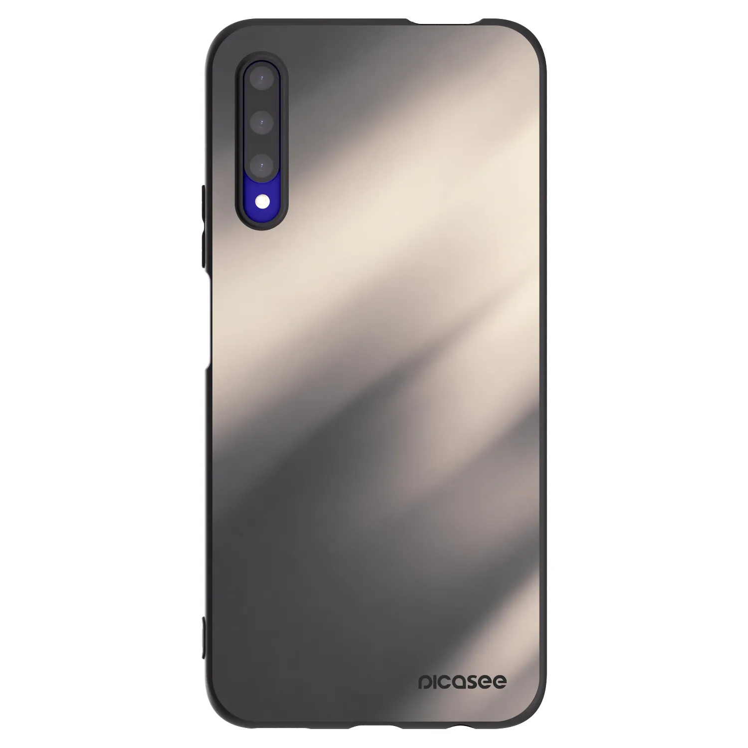Picasee Μαύρη θήκη σιλικόνης για Honor 9X Pro - Smoky Beige