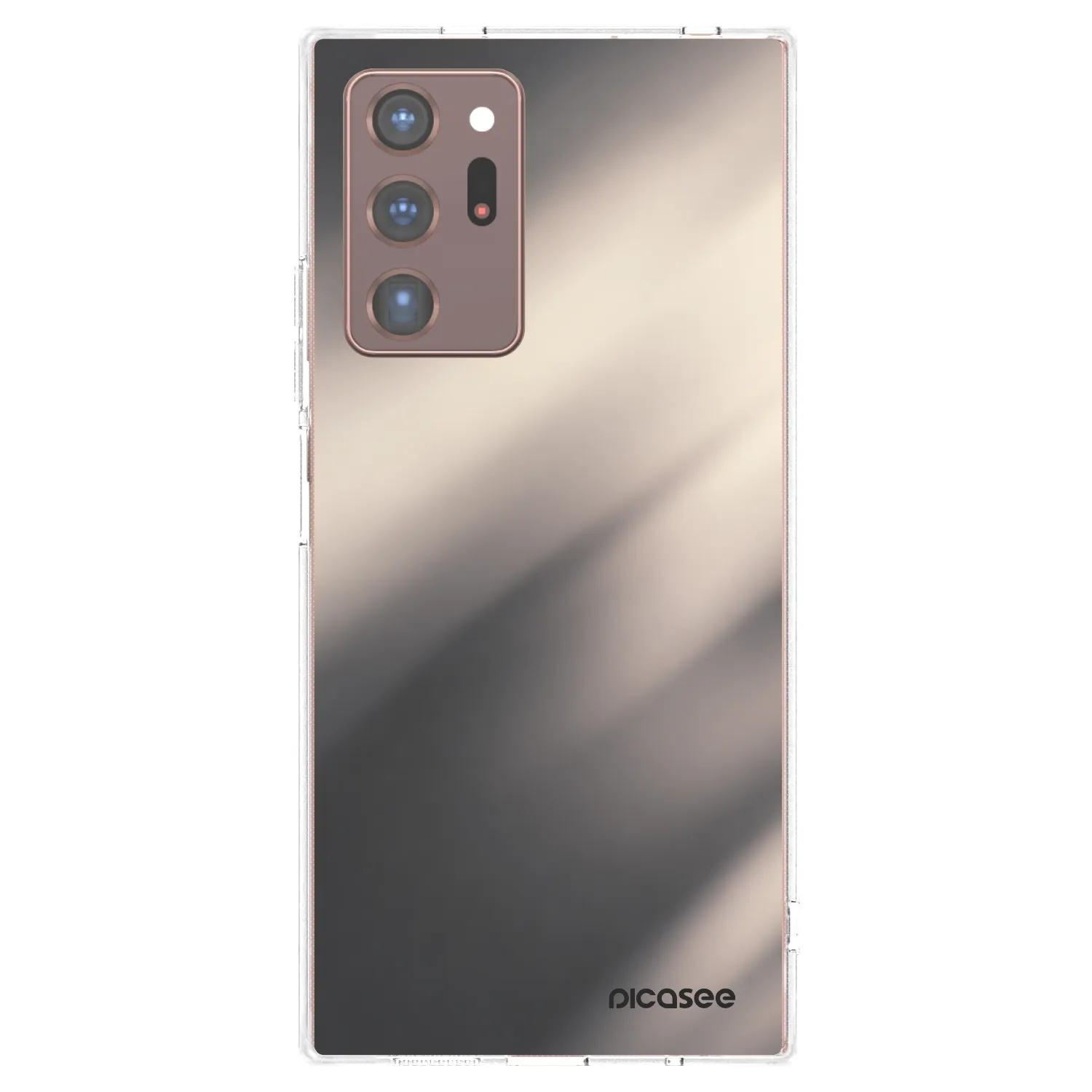 Picasee διαφανής θήκη σιλικόνης Samsung Galaxy Note 20 Ultra - Smoky Beige