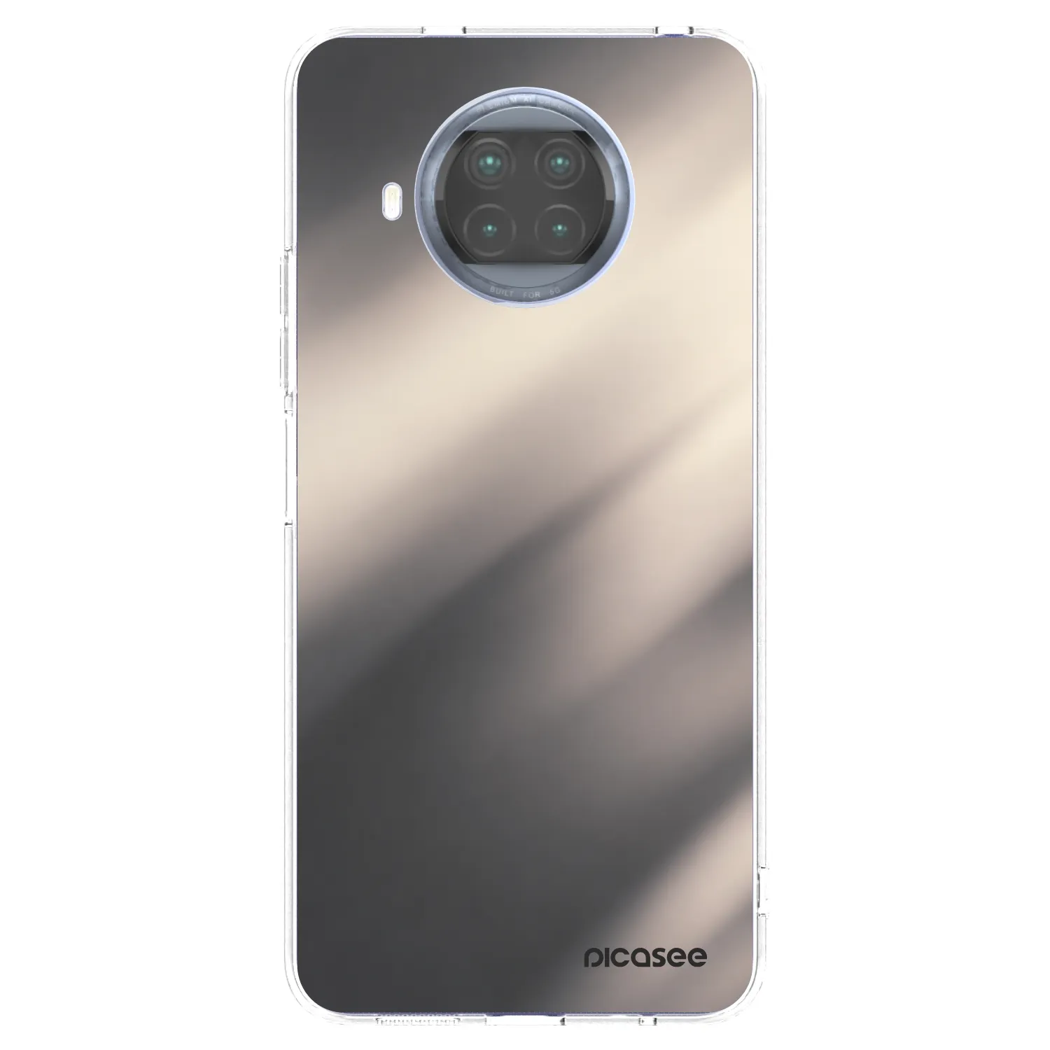 Picasee διαφανής θήκη σιλικόνης Xiaomi Mi 10T Lite - Smoky Beige