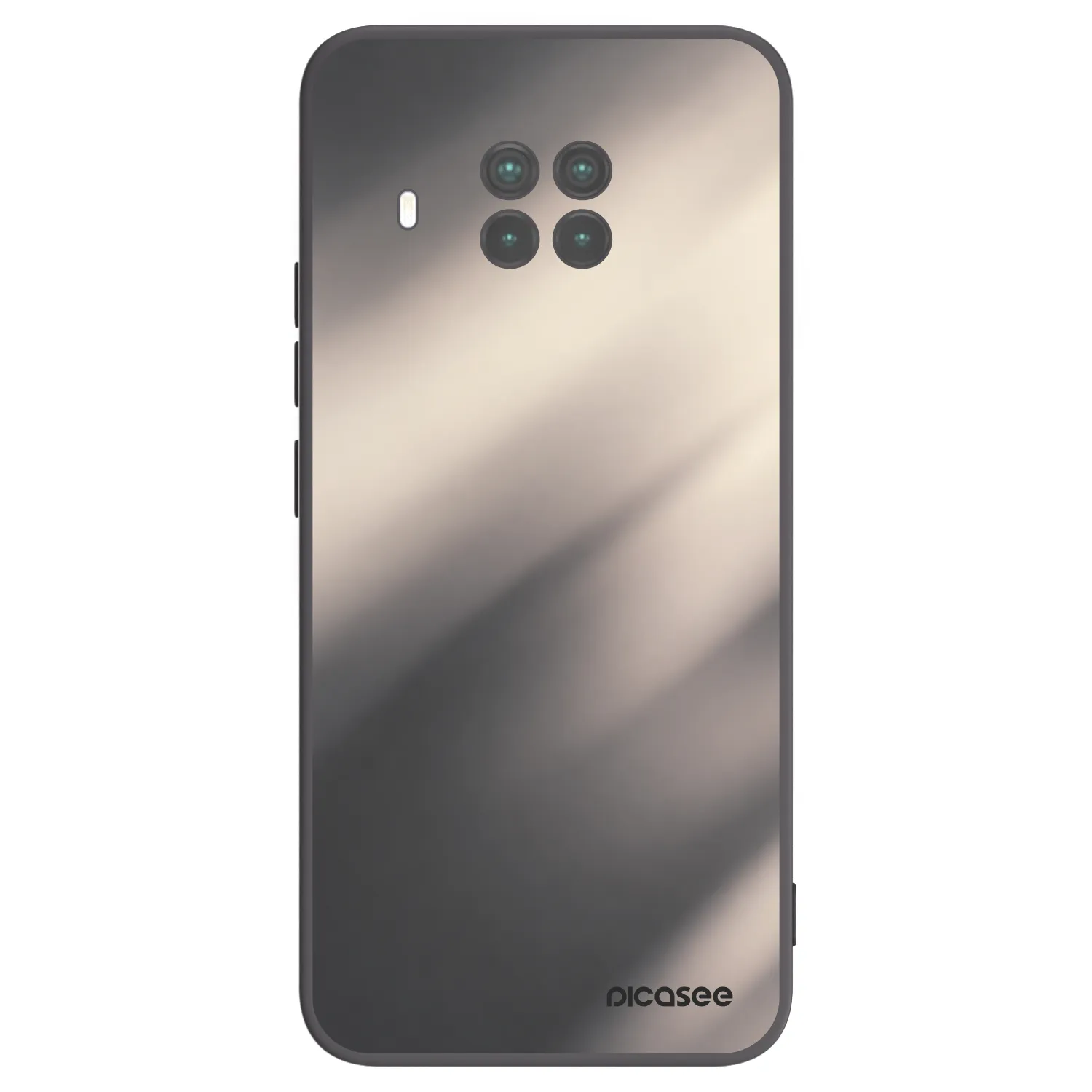 Picasee Μαύρη θήκη σιλικόνης για Xiaomi Mi 10T Lite - Smoky Beige