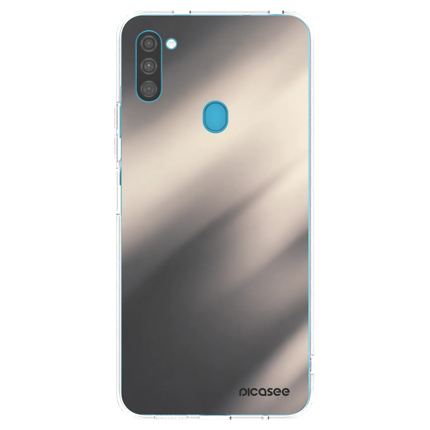 Picasee διαφανής θήκη σιλικόνης Samsung Galaxy M11 - Smoky Beige