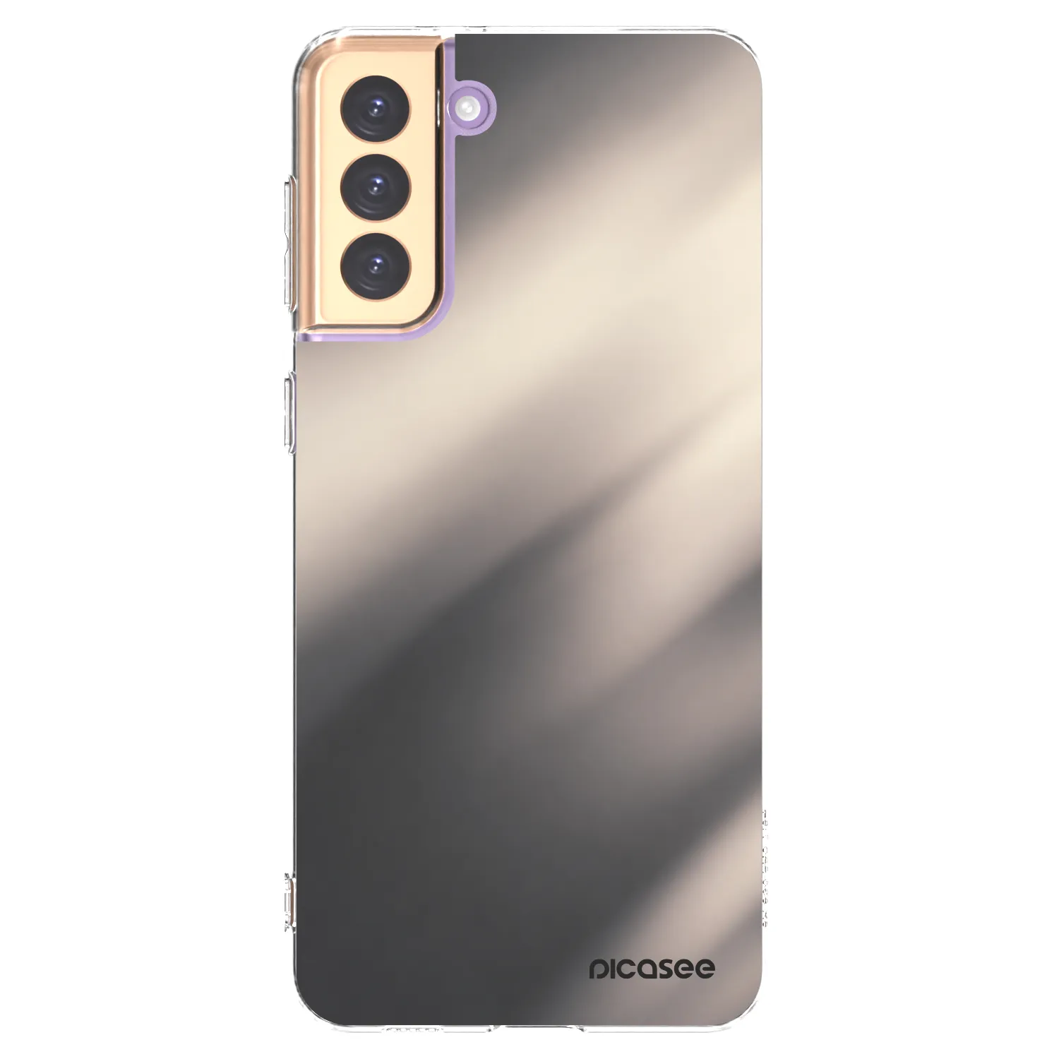 Picasee διαφανής θήκη σιλικόνης Samsung Galaxy S21+ 5G G996F - Smoky Beige