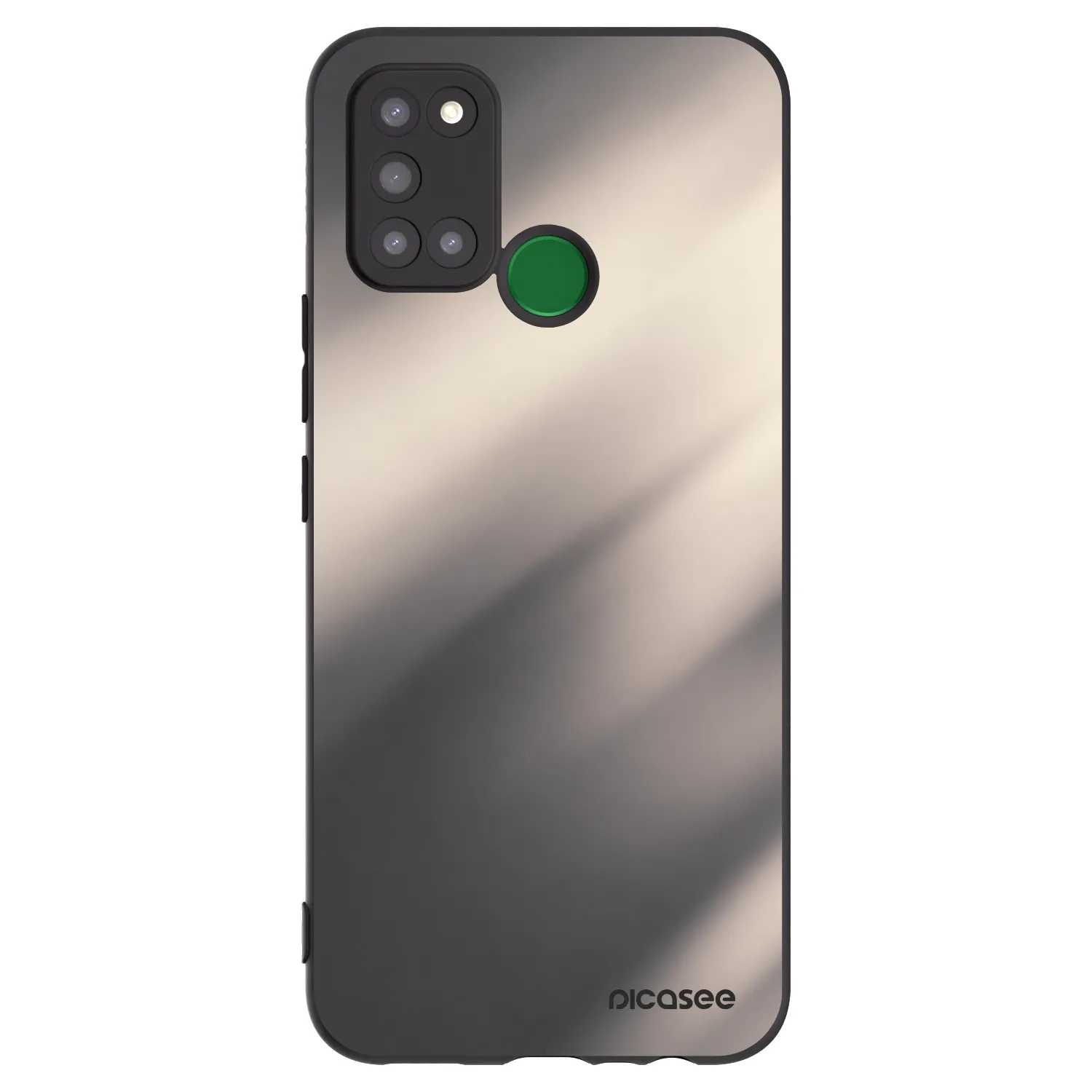 Picasee Μαύρη θήκη σιλικόνης για Realme 7i - Smoky Beige