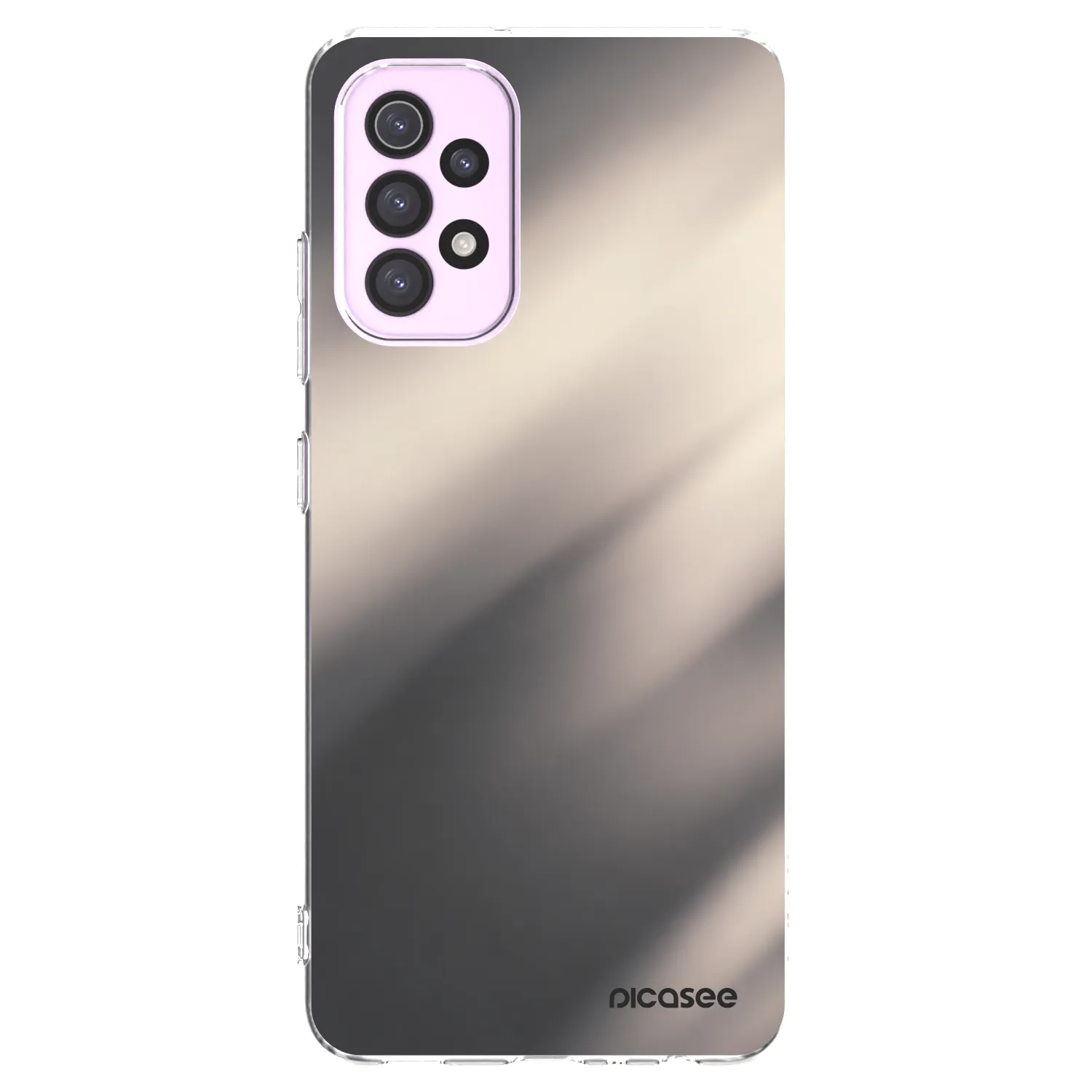 Picasee διαφανής θήκη σιλικόνης Samsung Galaxy A32 5G A326B - Smoky Beige