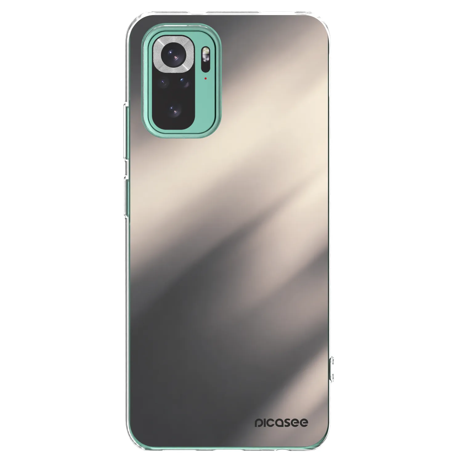 Picasee διαφανής θήκη σιλικόνης Xiaomi Redmi Note 10 Pro - Smoky Beige