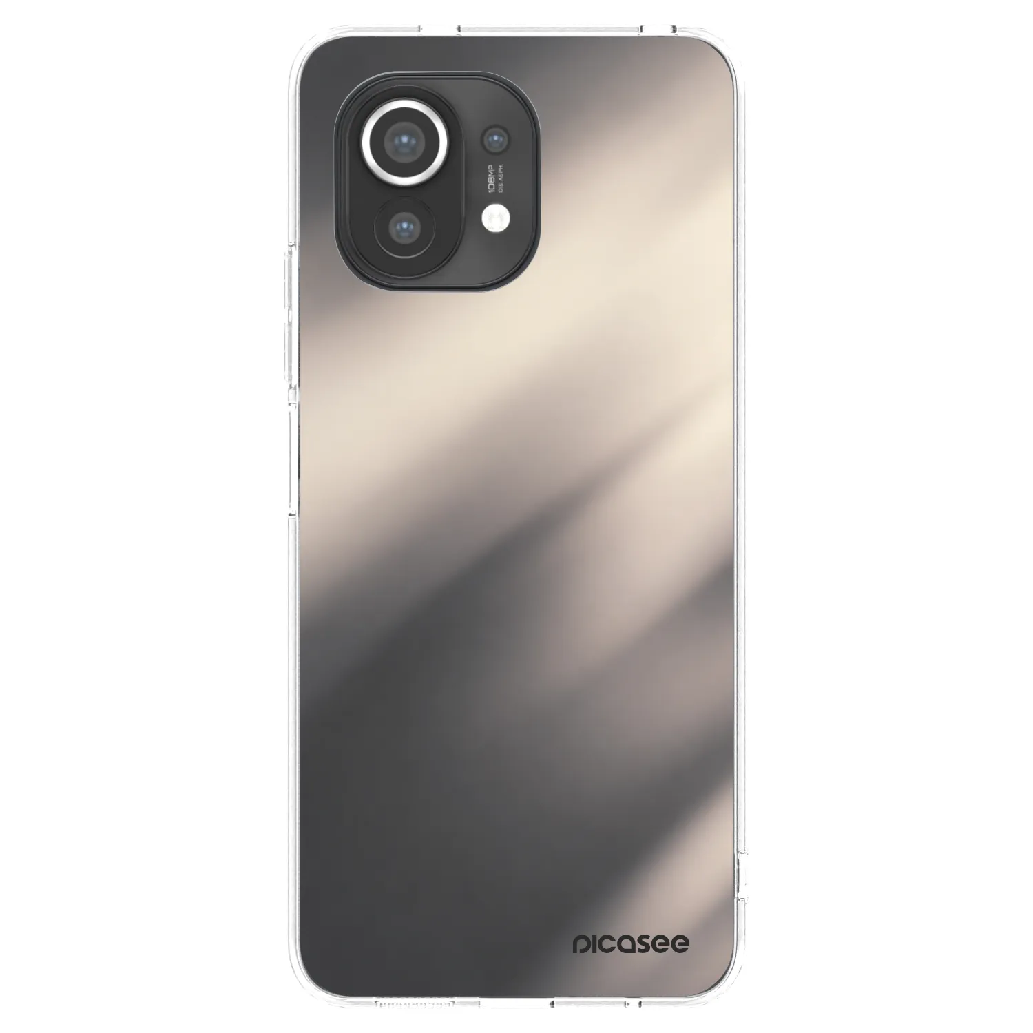 Picasee διαφανής θήκη σιλικόνης Xiaomi Mi 11 - Smoky Beige