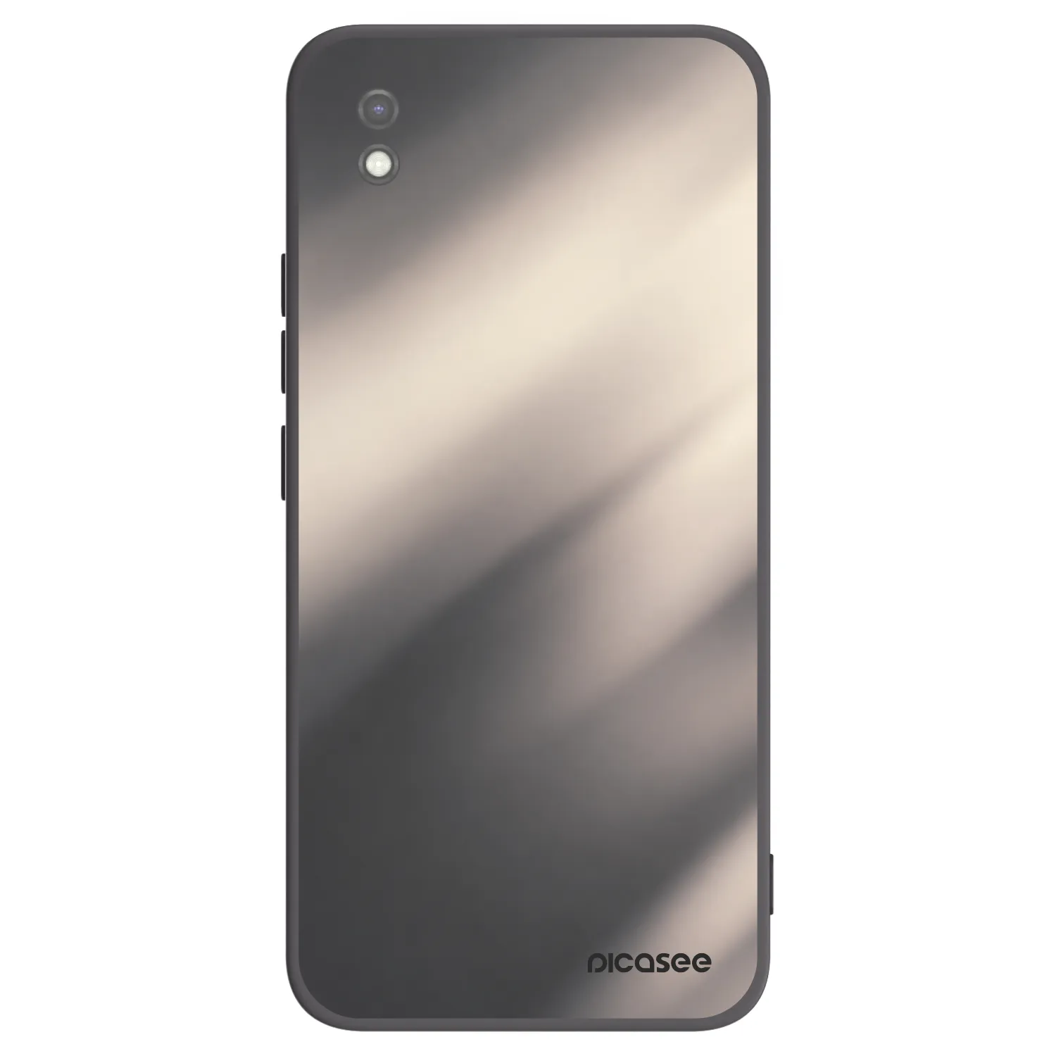 Picasee Μαύρη θήκη σιλικόνης για Xiaomi Redmi 9AT - Smoky Beige