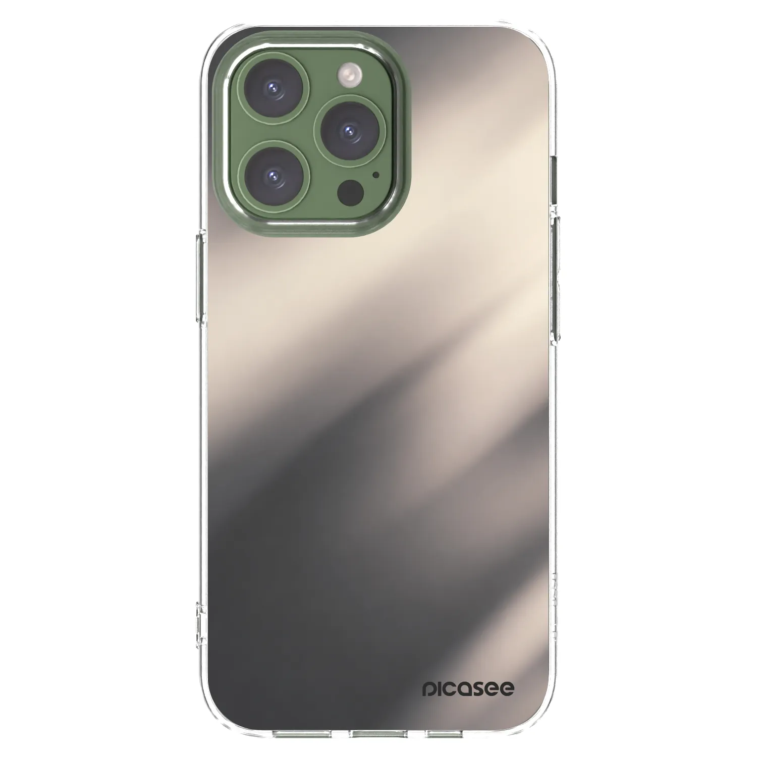 Picasee διαφανής θήκη σιλικόνης Apple iPhone 13 Pro - Smoky Beige