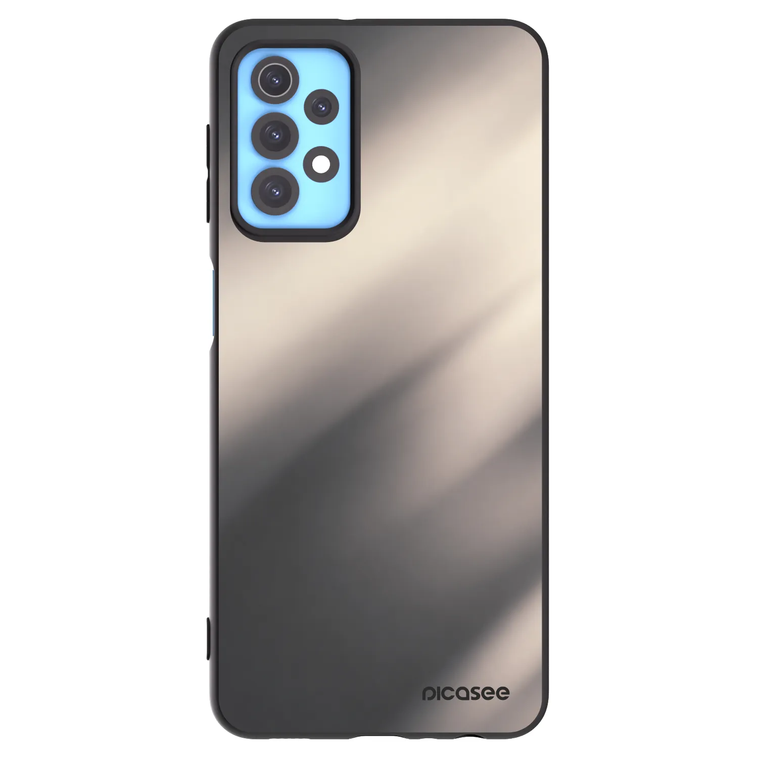 Picasee Μαύρη θήκη σιλικόνης για Samsung Galaxy A32 4G SM-A325F - Smoky Beige