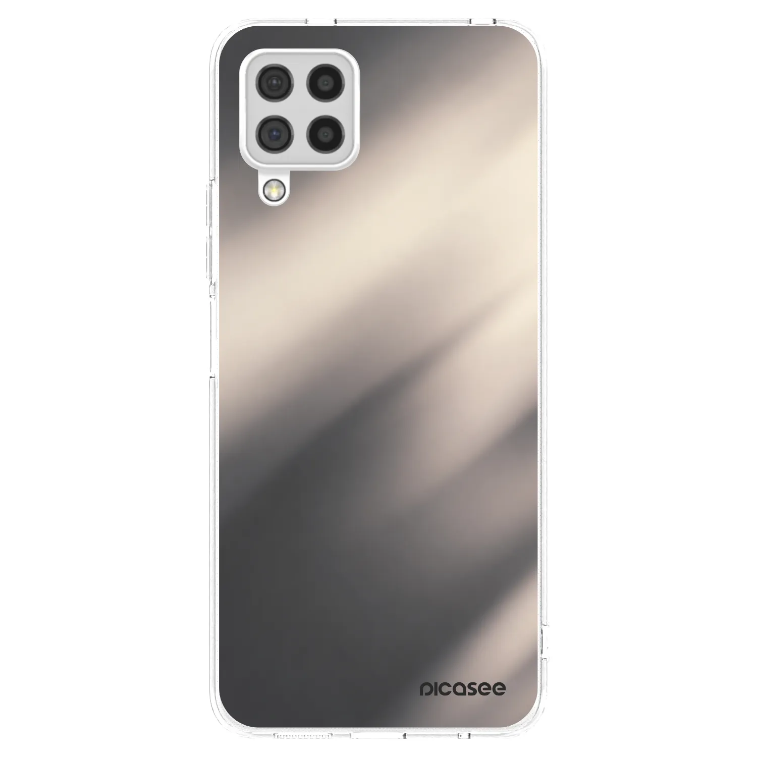 Picasee διαφανής θήκη σιλικόνης Samsung Galaxy A22 A225F 4G - Smoky Beige