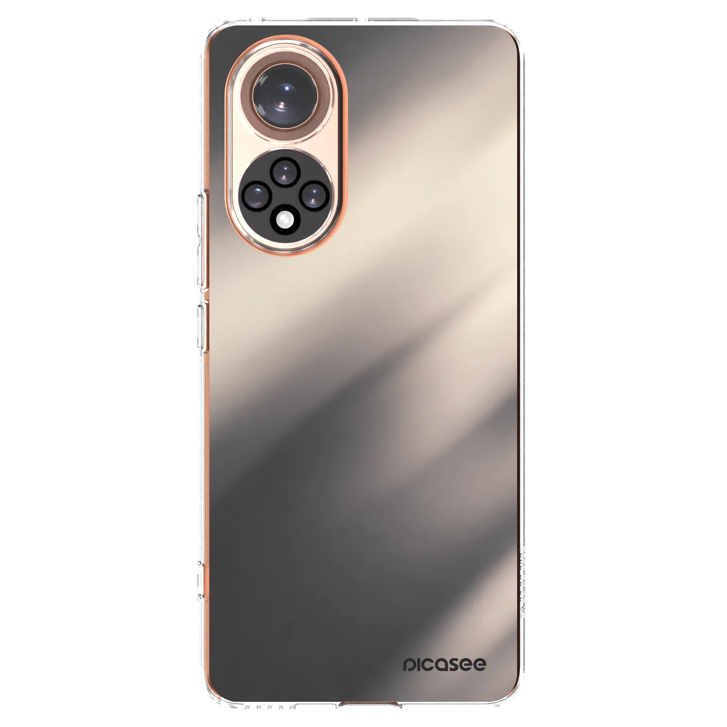Picasee διαφανής θήκη σιλικόνης Honor 50 5G - Smoky Beige