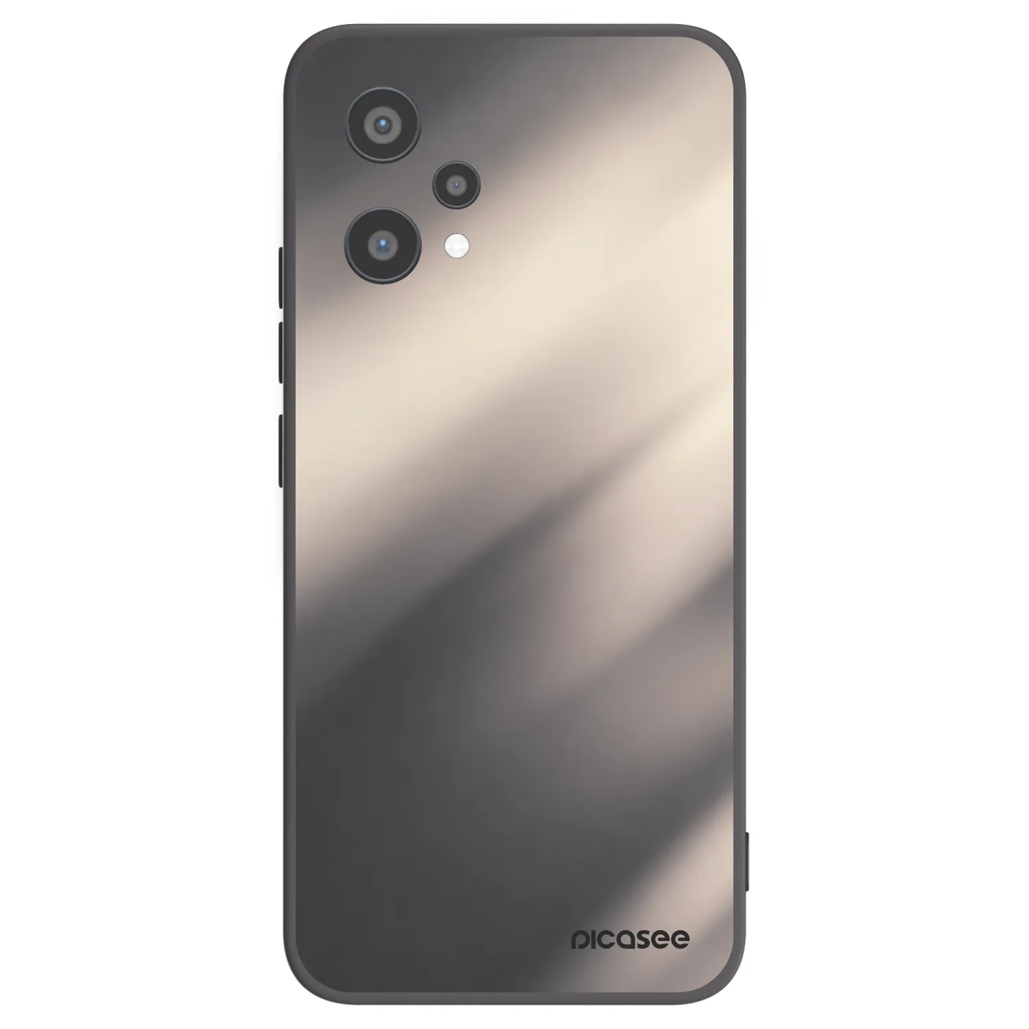 Picasee Μαύρη θήκη σιλικόνης για Realme 9 Pro 5G - Smoky Beige