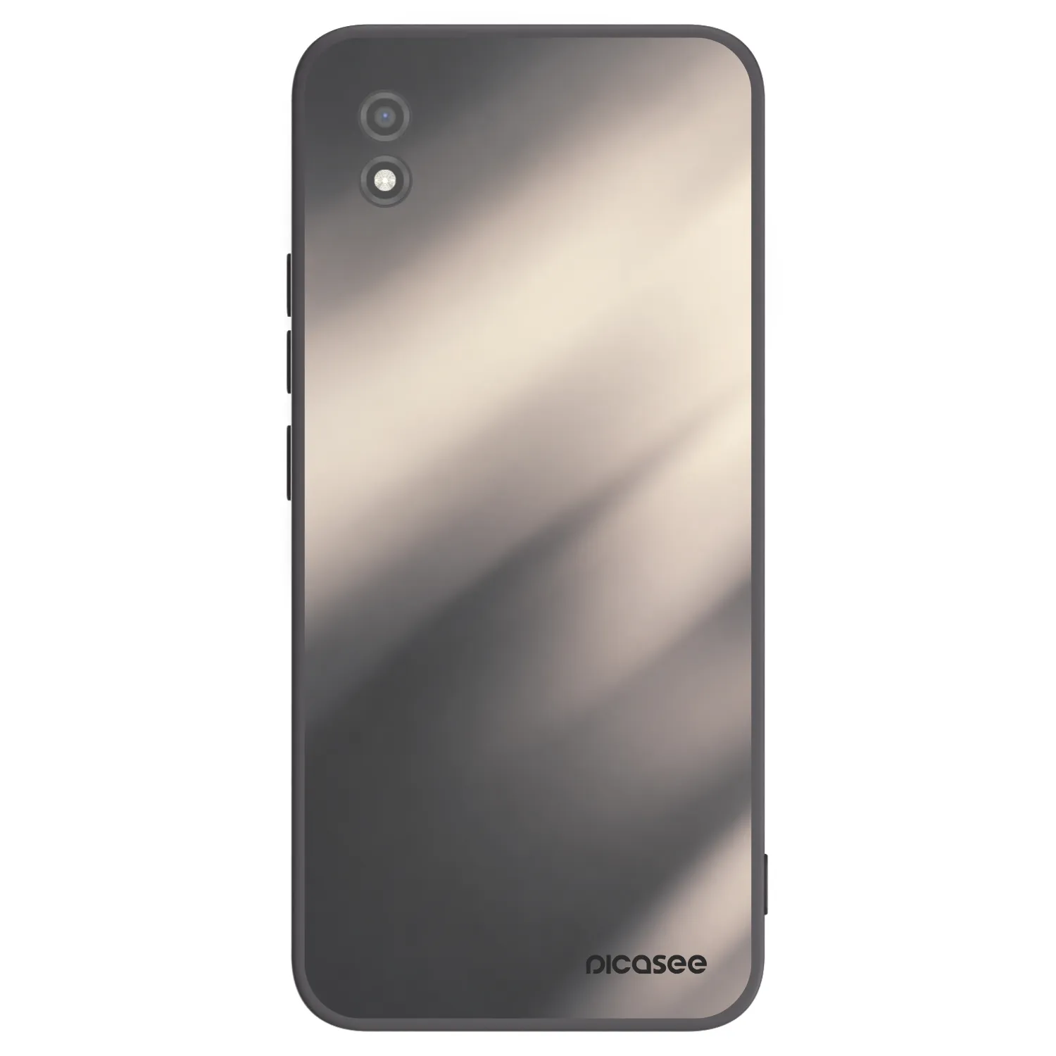 Picasee Μαύρη θήκη σιλικόνης για Realme C11 (2021) - Smoky Beige