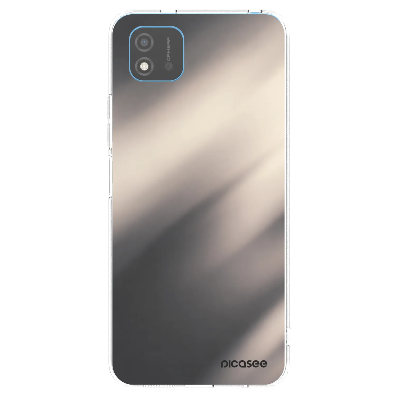 Picasee διαφανής θήκη σιλικόνης Realme C11 (2021) - Smoky Beige