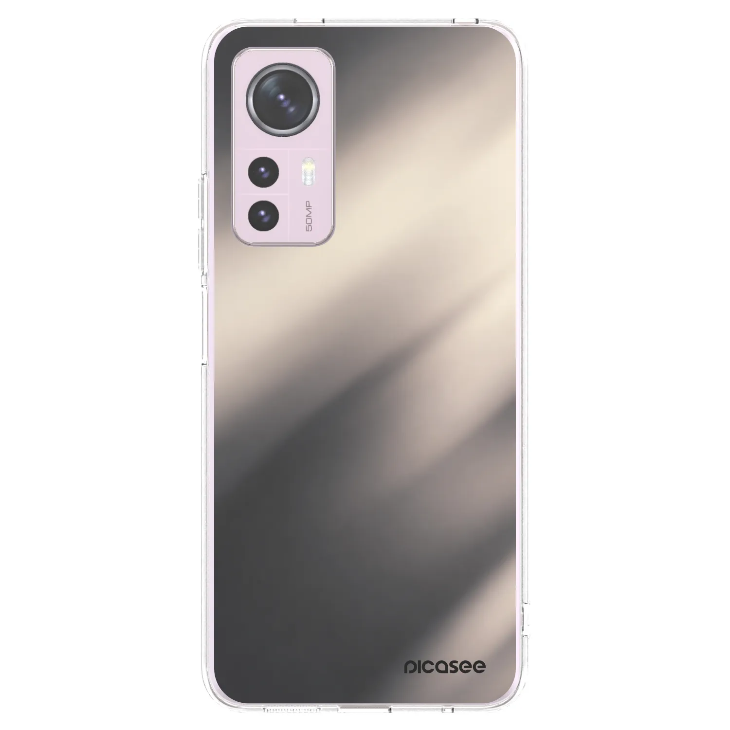 Picasee διαφανής θήκη σιλικόνης Xiaomi 12 - Smoky Beige
