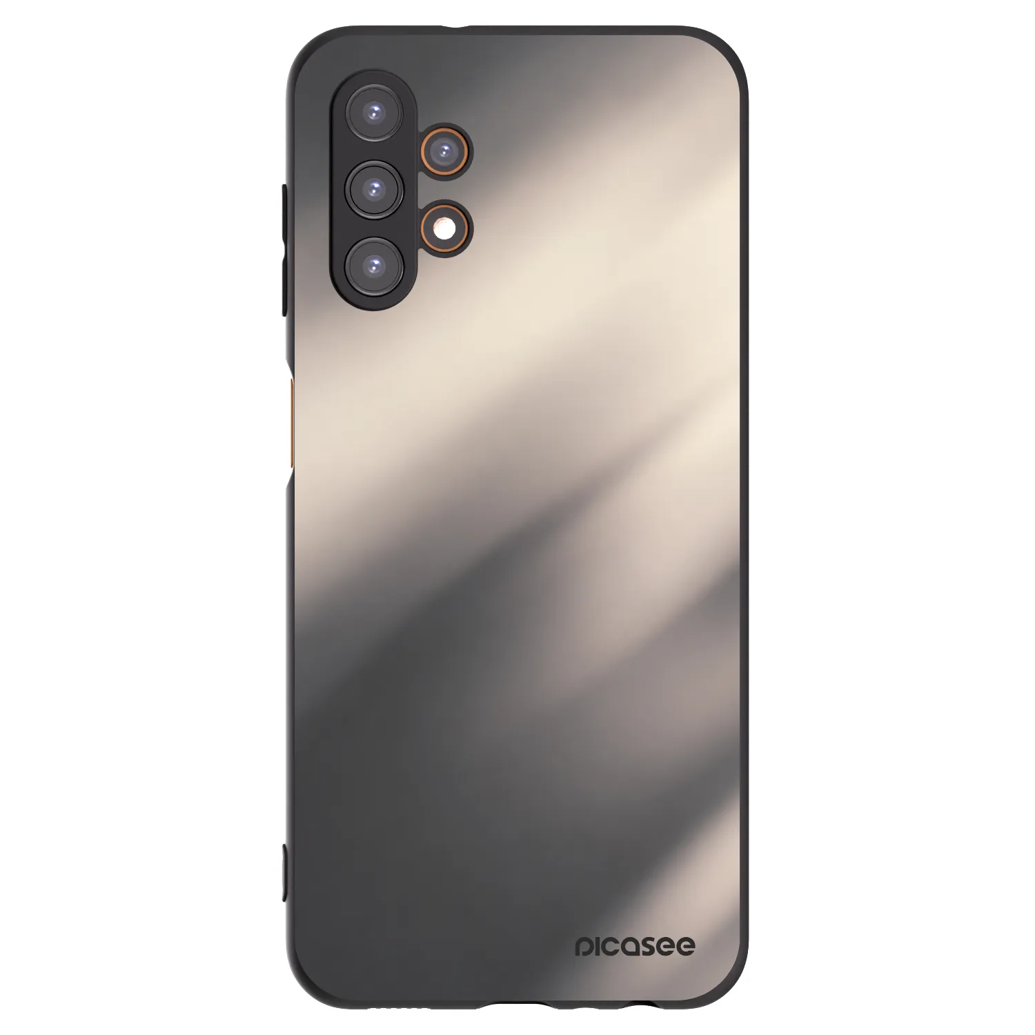 Picasee Μαύρη θήκη σιλικόνης για Samsung Galaxy A13 4G A135 - Smoky Beige
