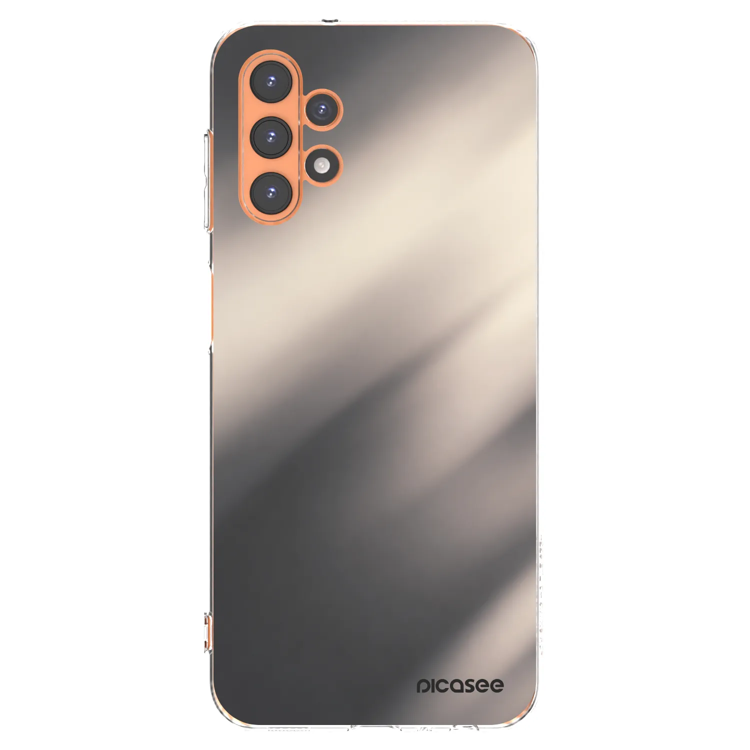 Picasee διαφανής θήκη σιλικόνης Samsung Galaxy A13 4G A135 - Smoky Beige