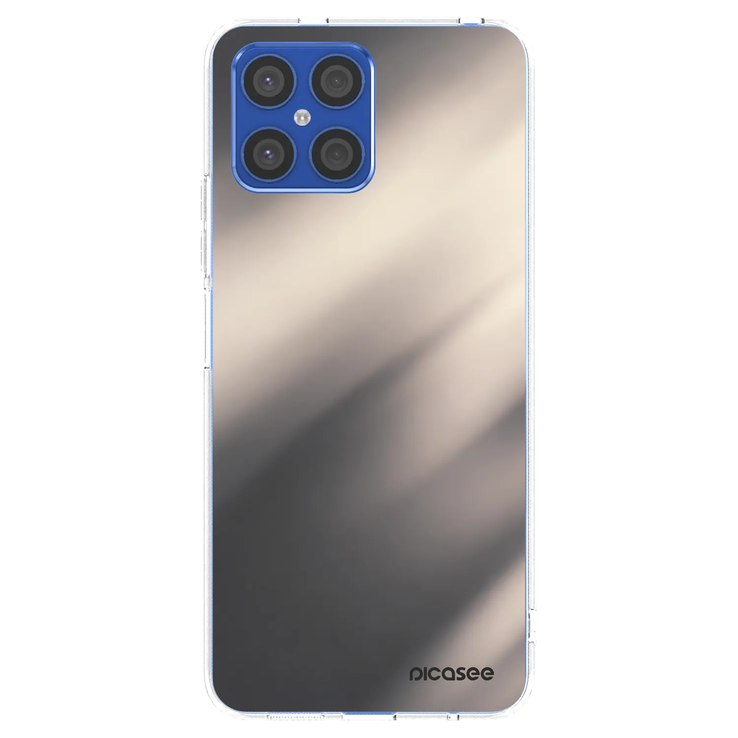 Picasee διαφανής θήκη σιλικόνης Honor X8 4G - Smoky Beige