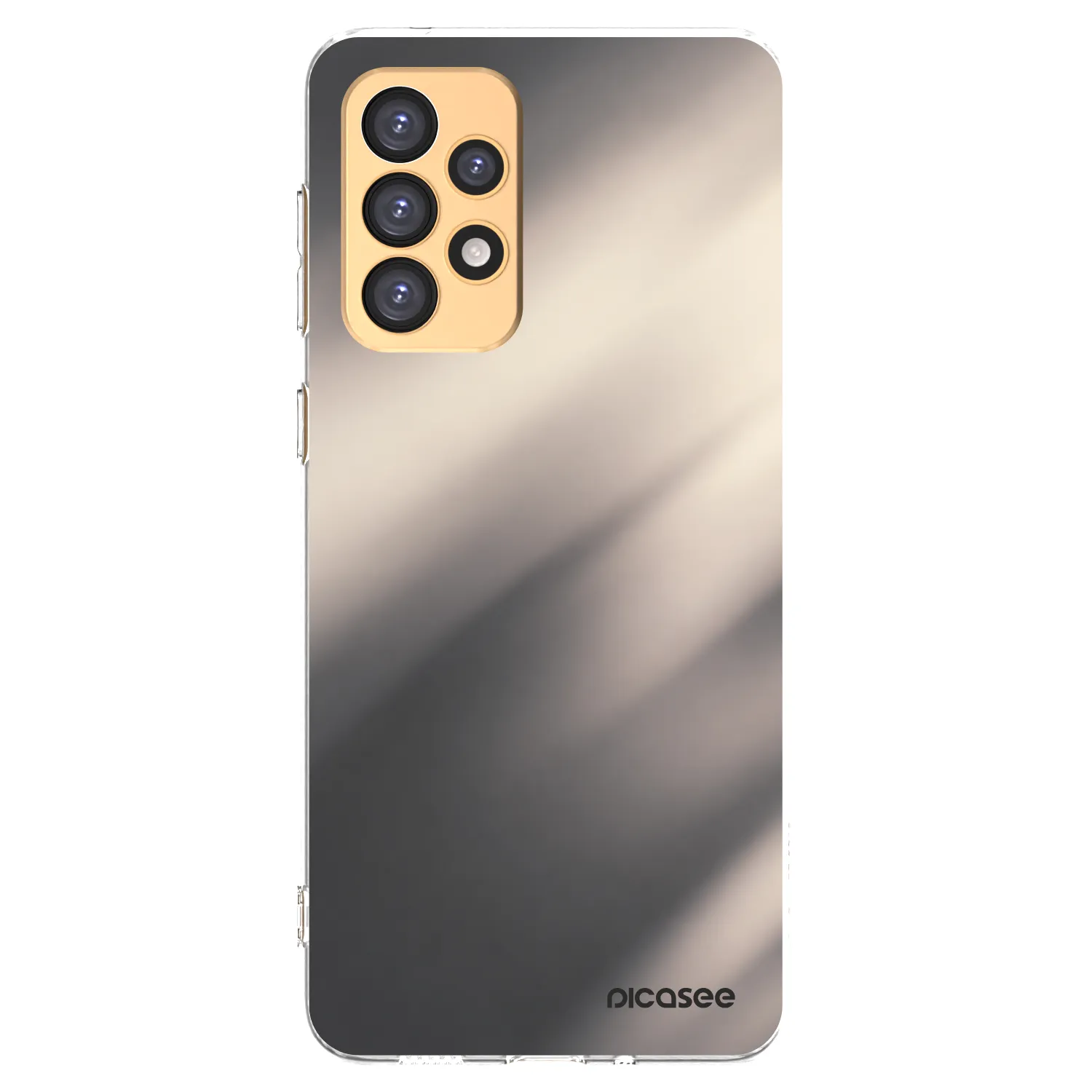 Picasee διαφανής θήκη σιλικόνης Samsung Galaxy A33 5G A336 - Smoky Beige