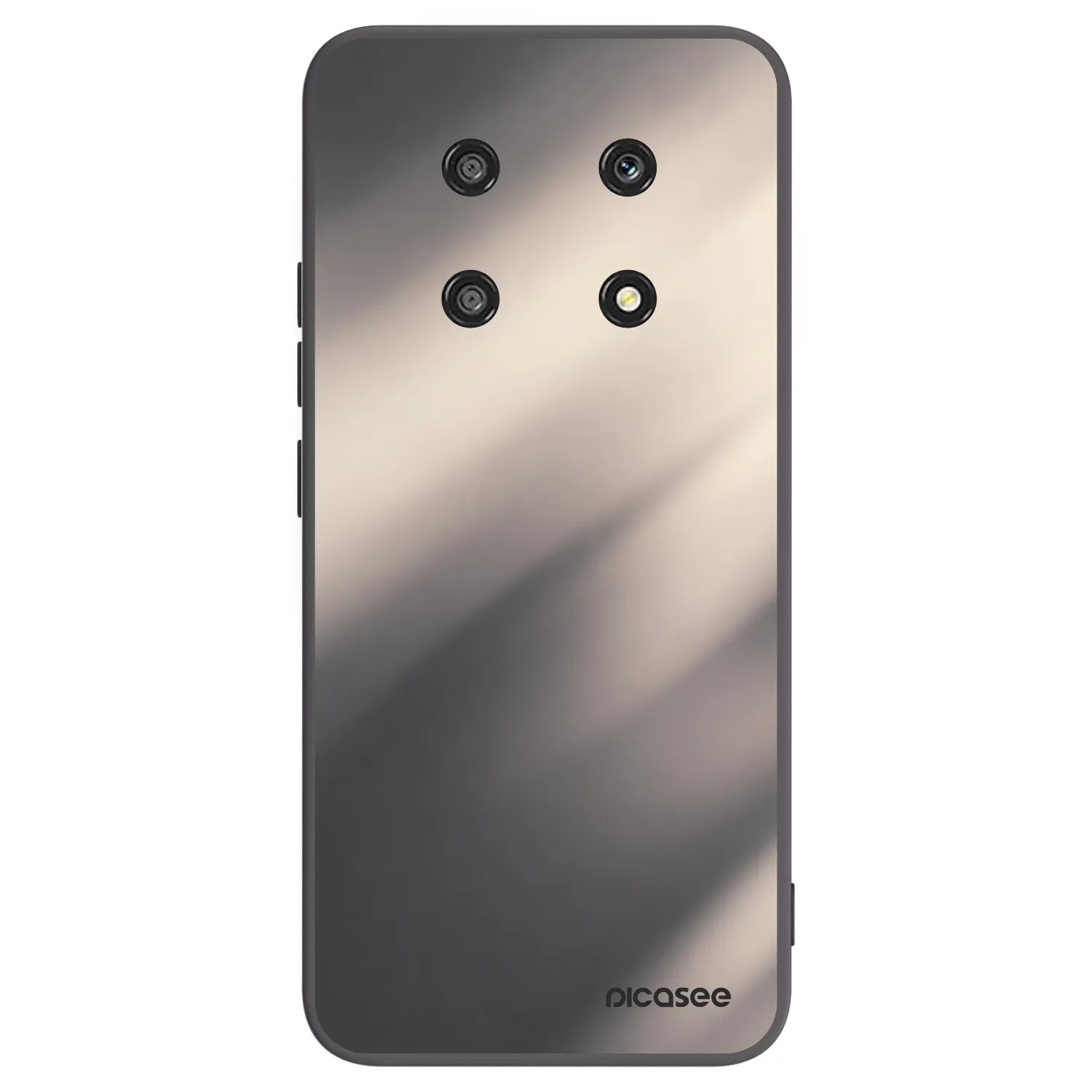 Picasee Μαύρη θήκη σιλικόνης για Honor Magic4 Lite 5G - Smoky Beige