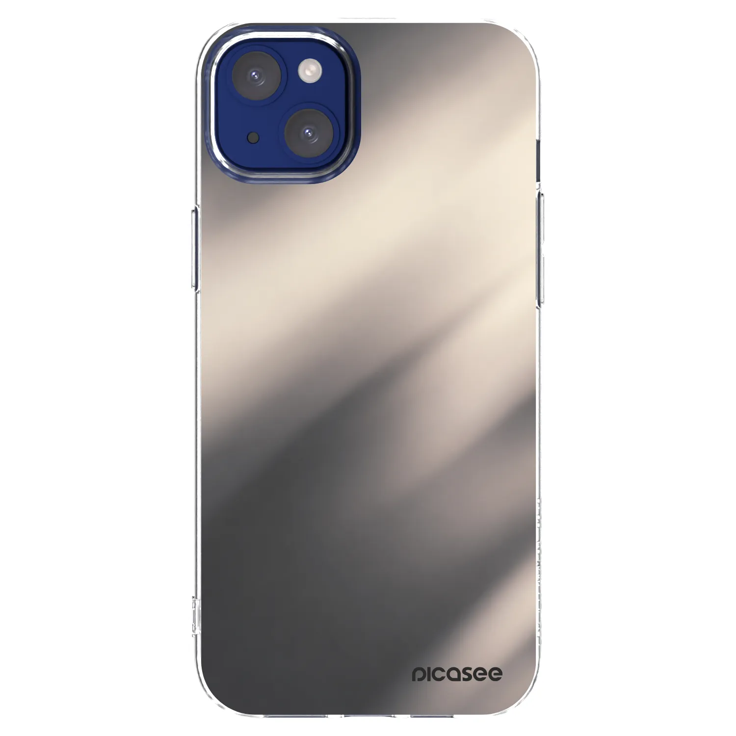 Picasee διαφανής θήκη σιλικόνης Apple iPhone 14 Plus - Smoky Beige