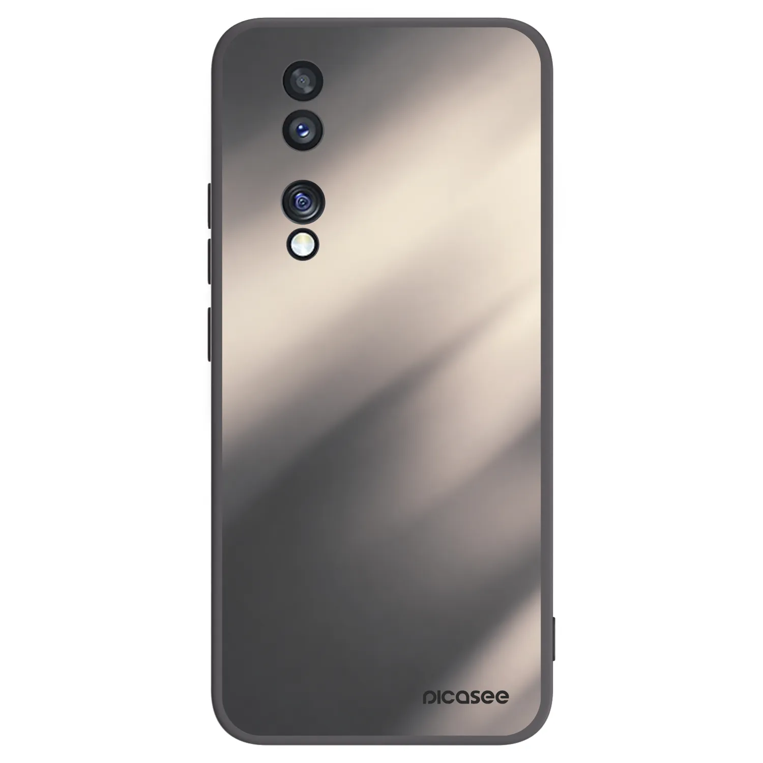 Picasee Μαύρη θήκη σιλικόνης για Honor 70 - Smoky Beige