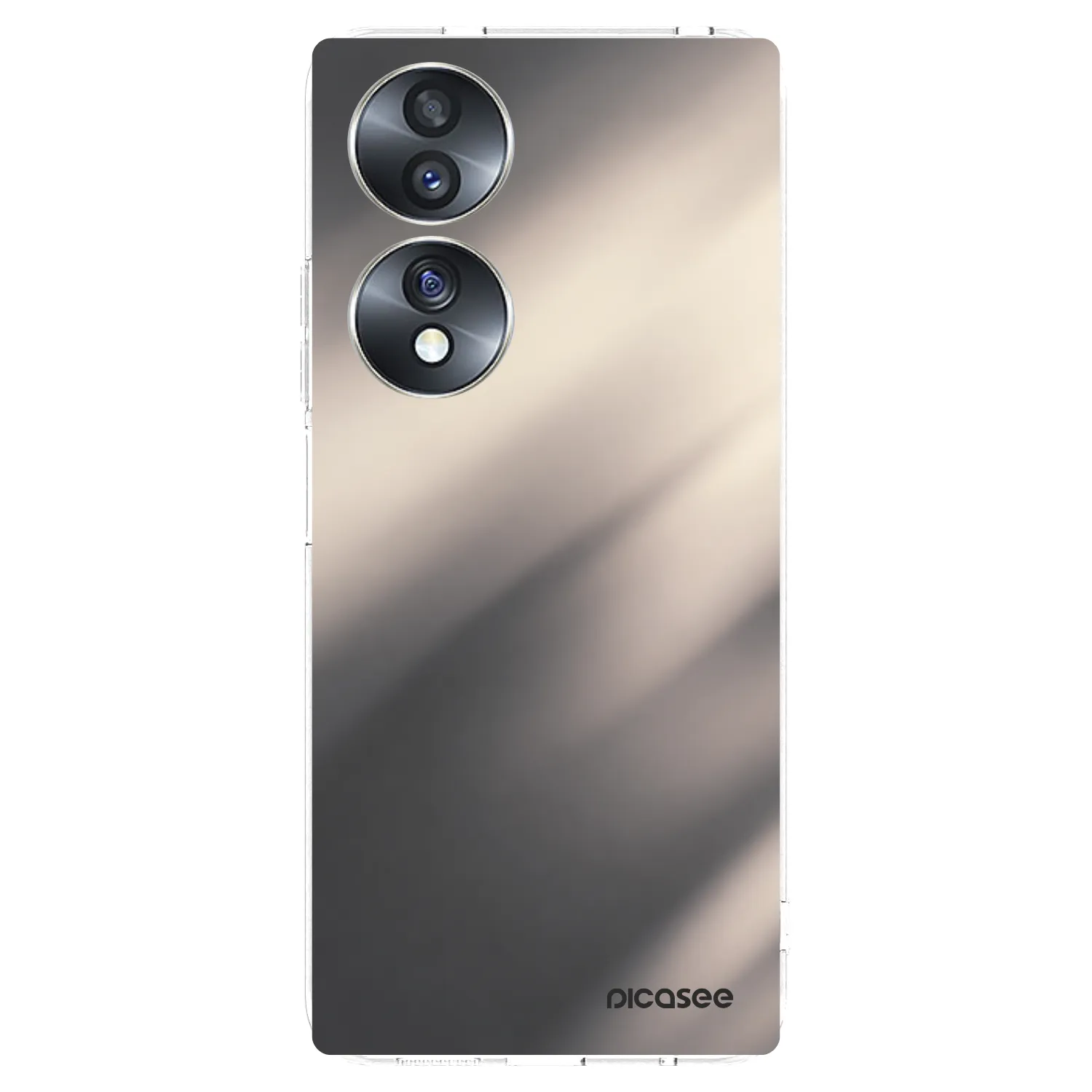 Picasee διαφανής θήκη σιλικόνης Honor 70 - Smoky Beige