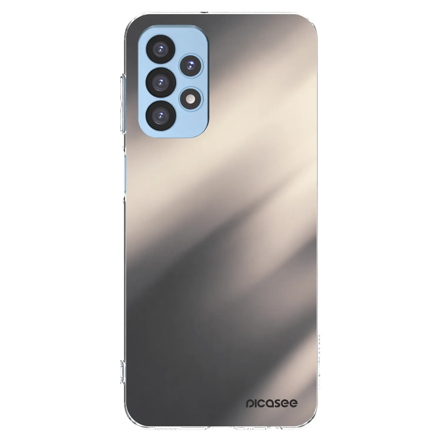 Picasee διαφανής θήκη σιλικόνης Samsung Galaxy A23 A235F 4G - Smoky Beige