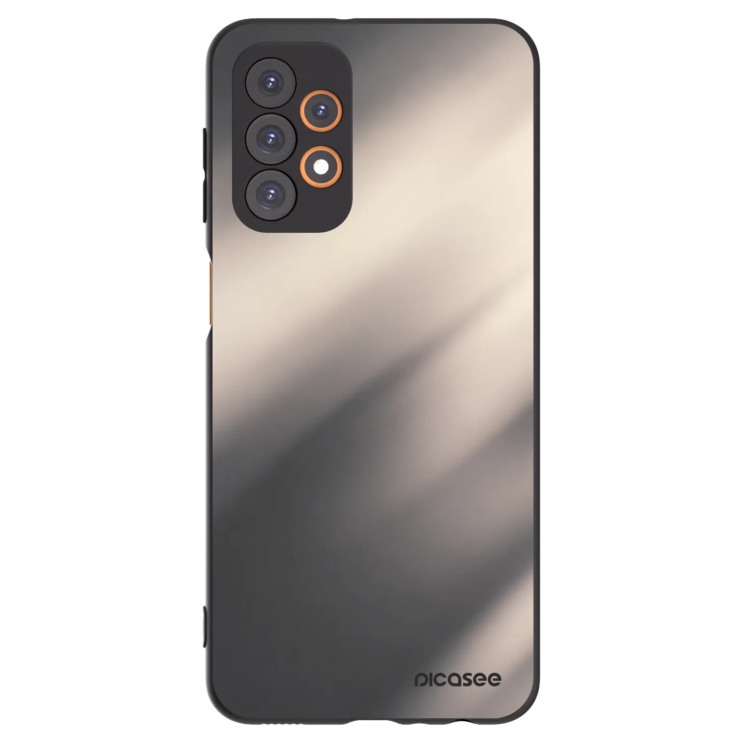 Picasee Μαύρη θήκη σιλικόνης για Samsung Galaxy A23 A236B 5G - Smoky Beige