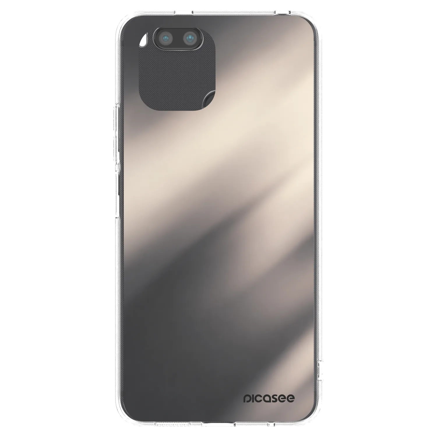 Picasee διαφανής θήκη σιλικόνης Xiaomi Redmi A1 - Smoky Beige