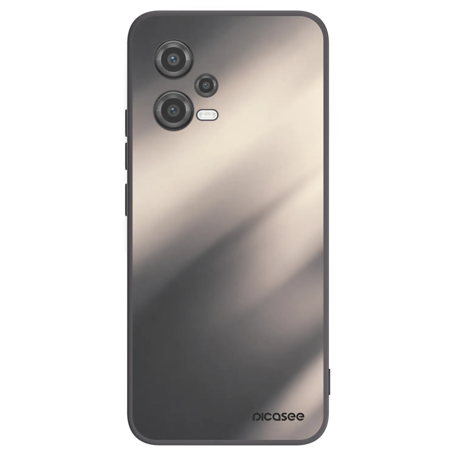 Picasee Μαύρη θήκη σιλικόνης για Xiaomi Poco X5 - Smoky Beige