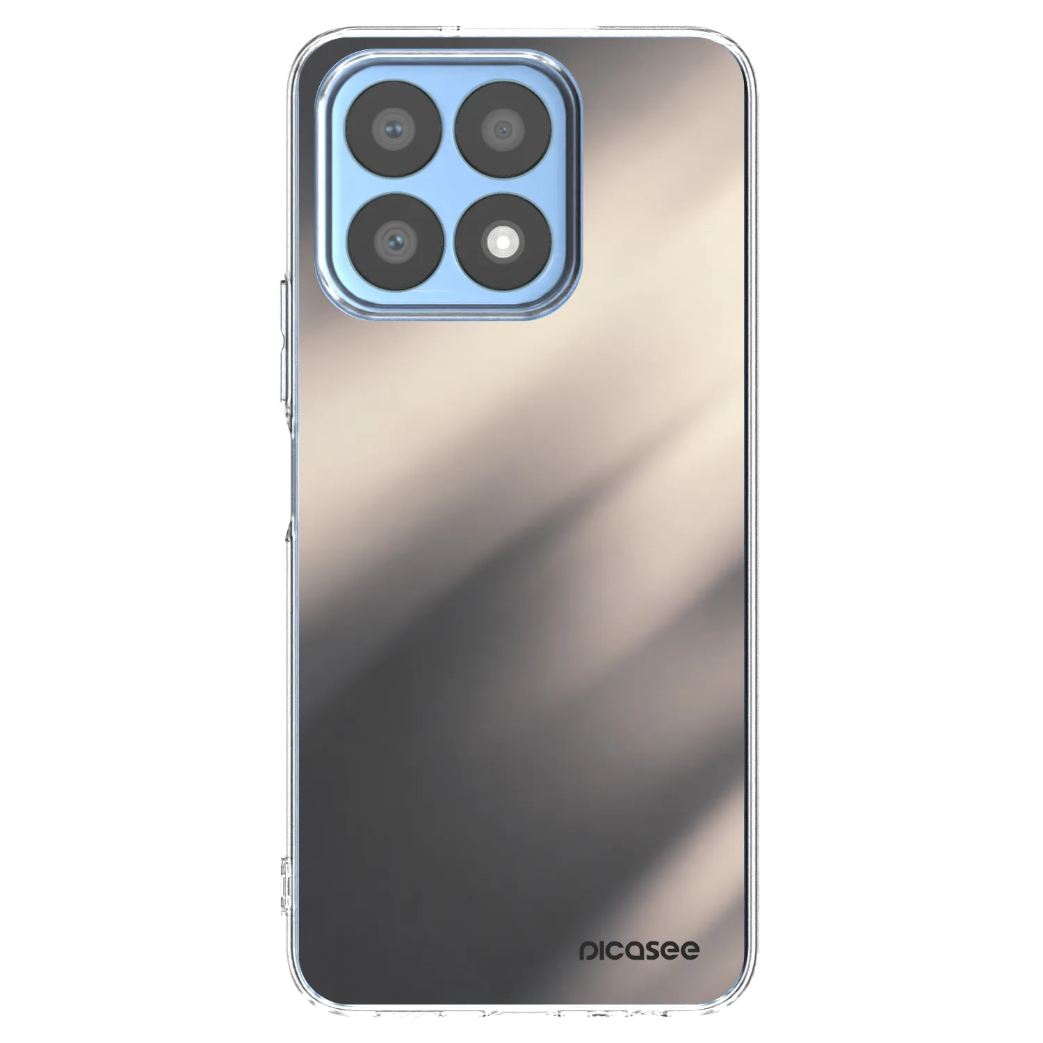 Picasee διαφανής θήκη σιλικόνης Honor X8a - Smoky Beige