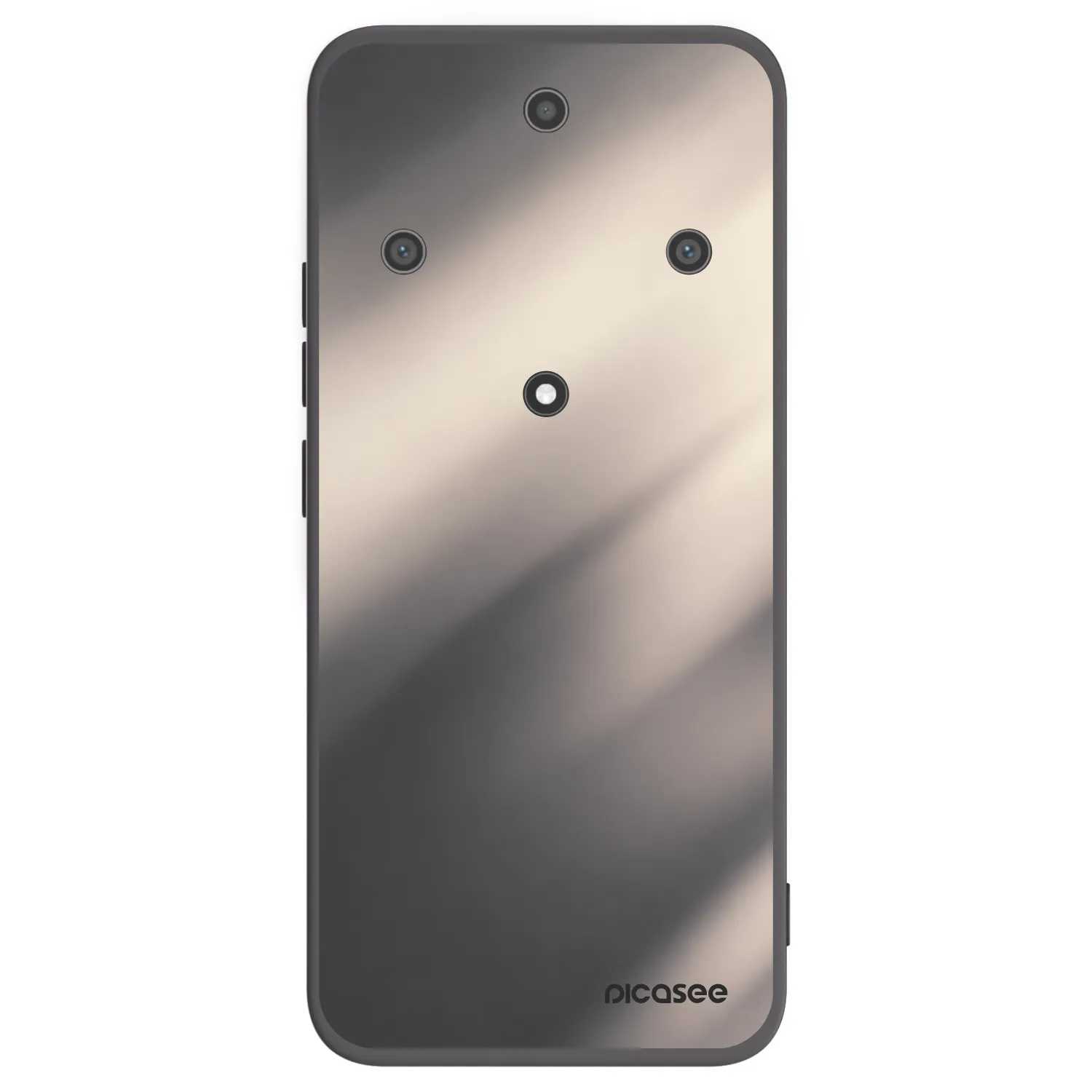 Picasee Μαύρη θήκη σιλικόνης για Honor Magic5 Lite 5G - Smoky Beige