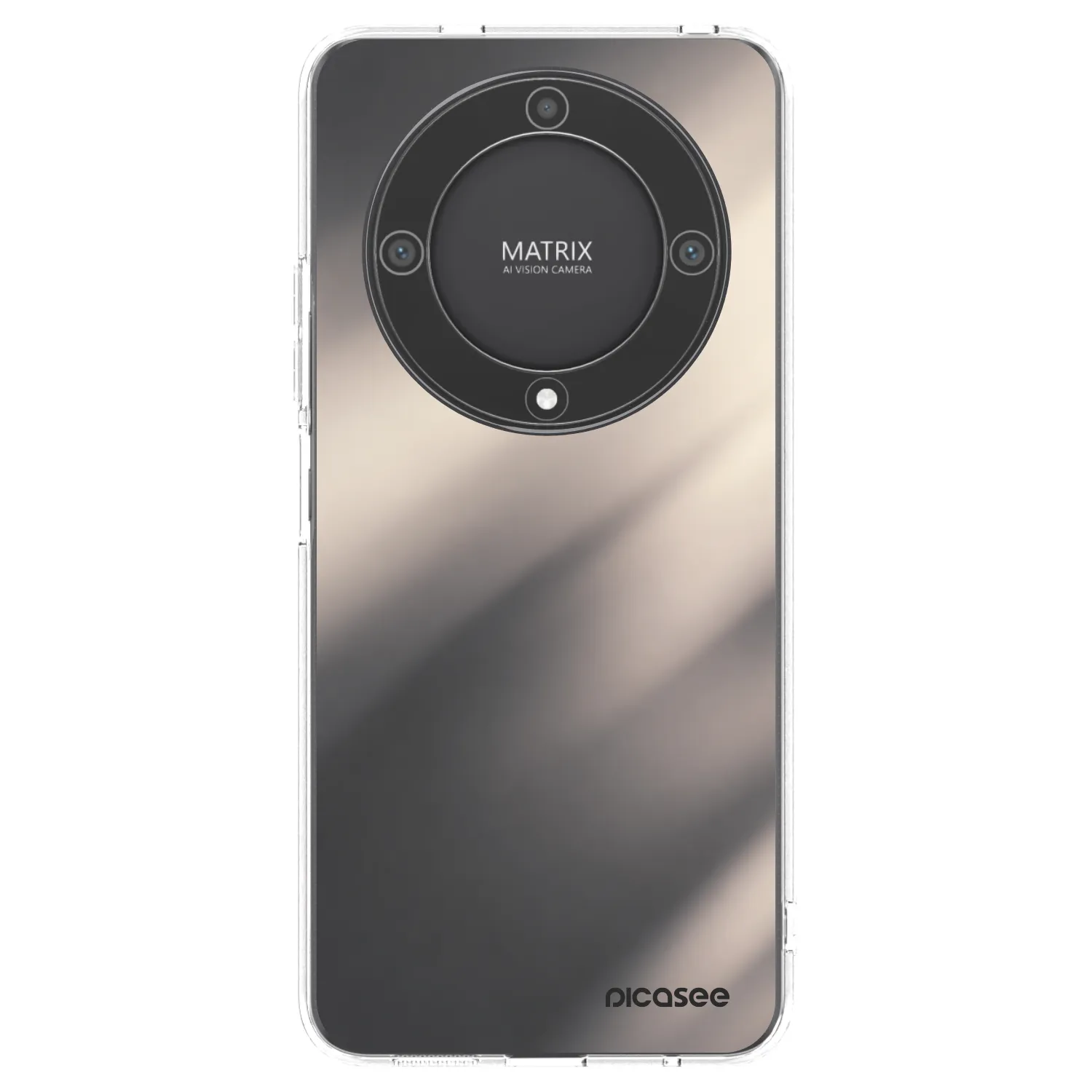 Picasee διαφανής θήκη σιλικόνης Honor Magic5 Lite 5G - Smoky Beige