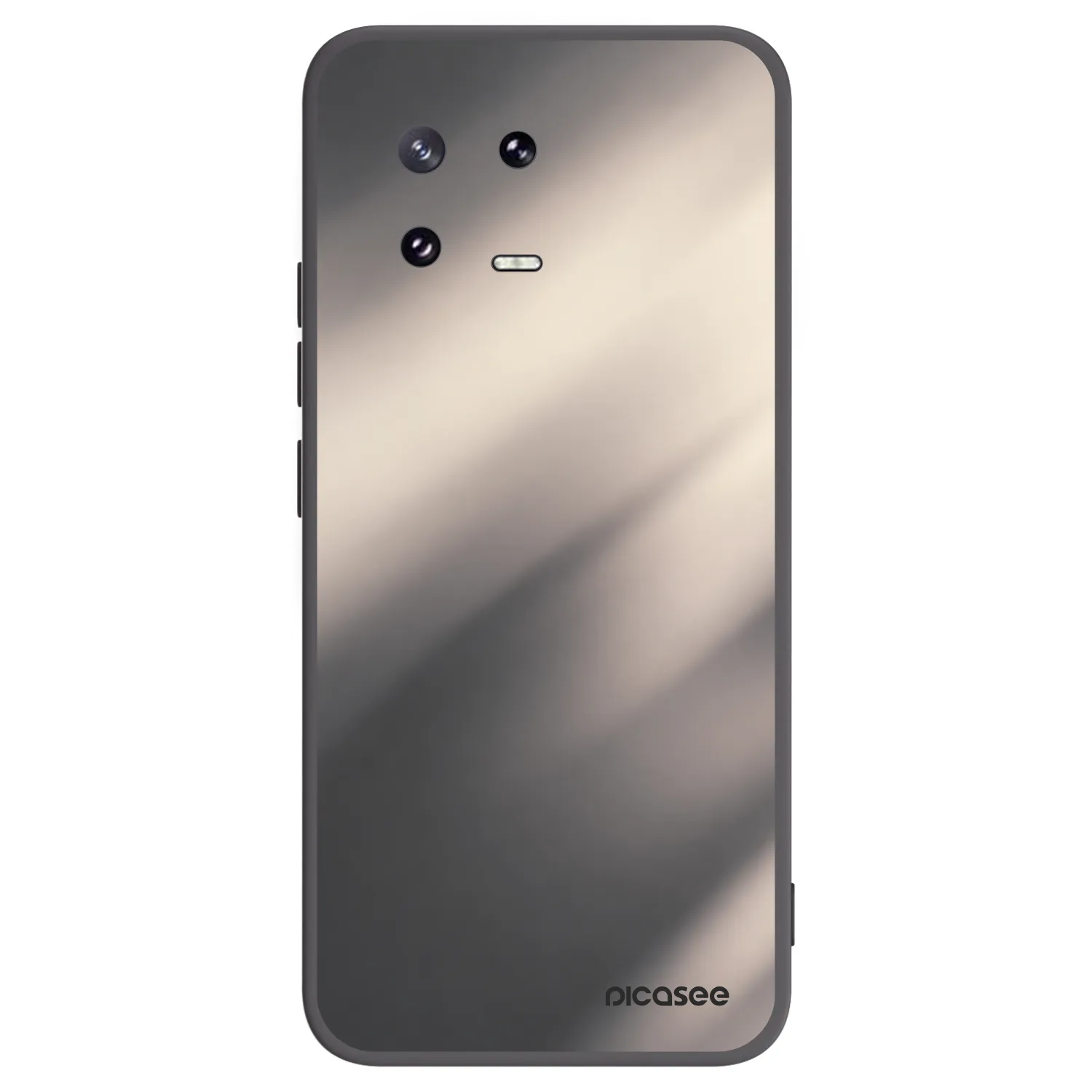 Picasee Μαύρη θήκη σιλικόνης για Xiaomi 13 Pro - Smoky Beige