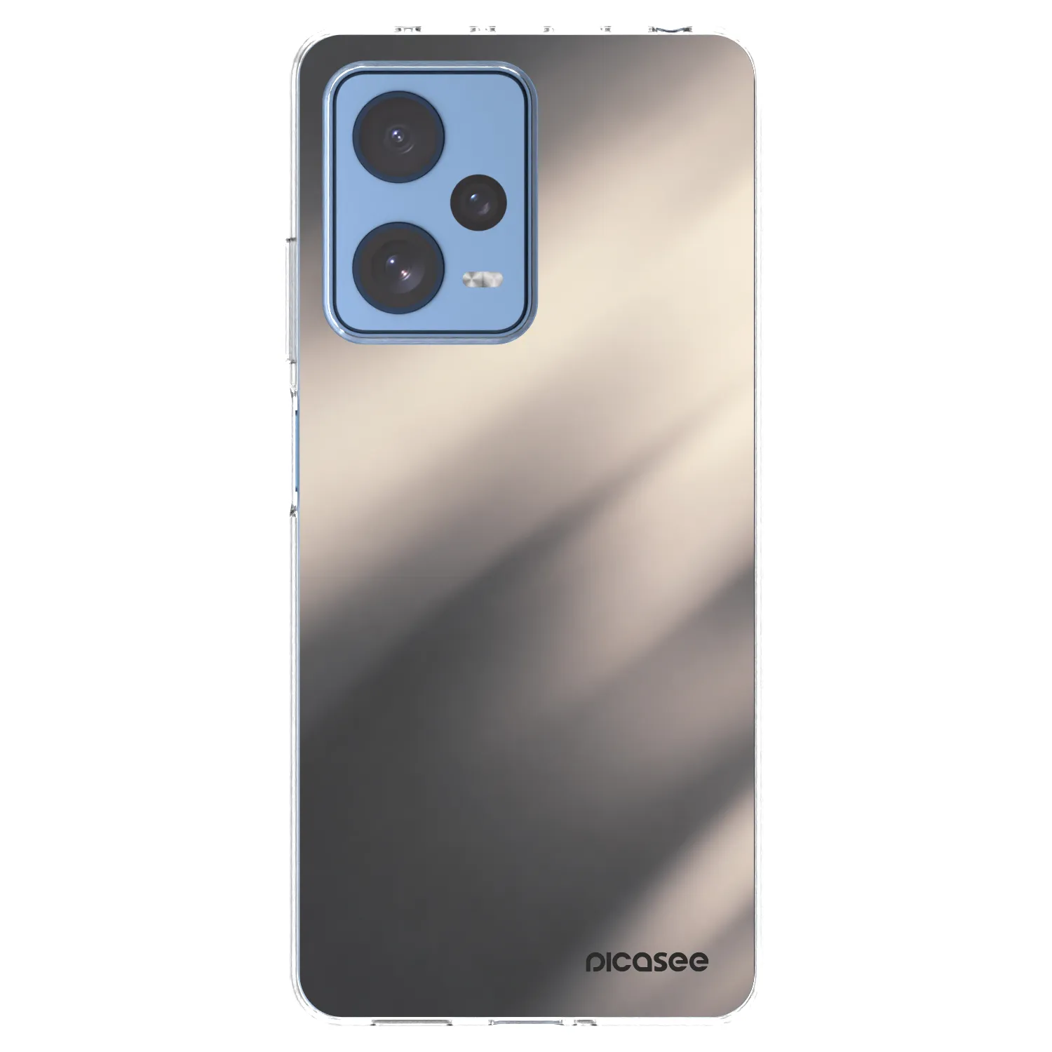 Picasee διαφανής θήκη σιλικόνης Xiaomi Redmi Note 12 Pro 5G - Smoky Beige