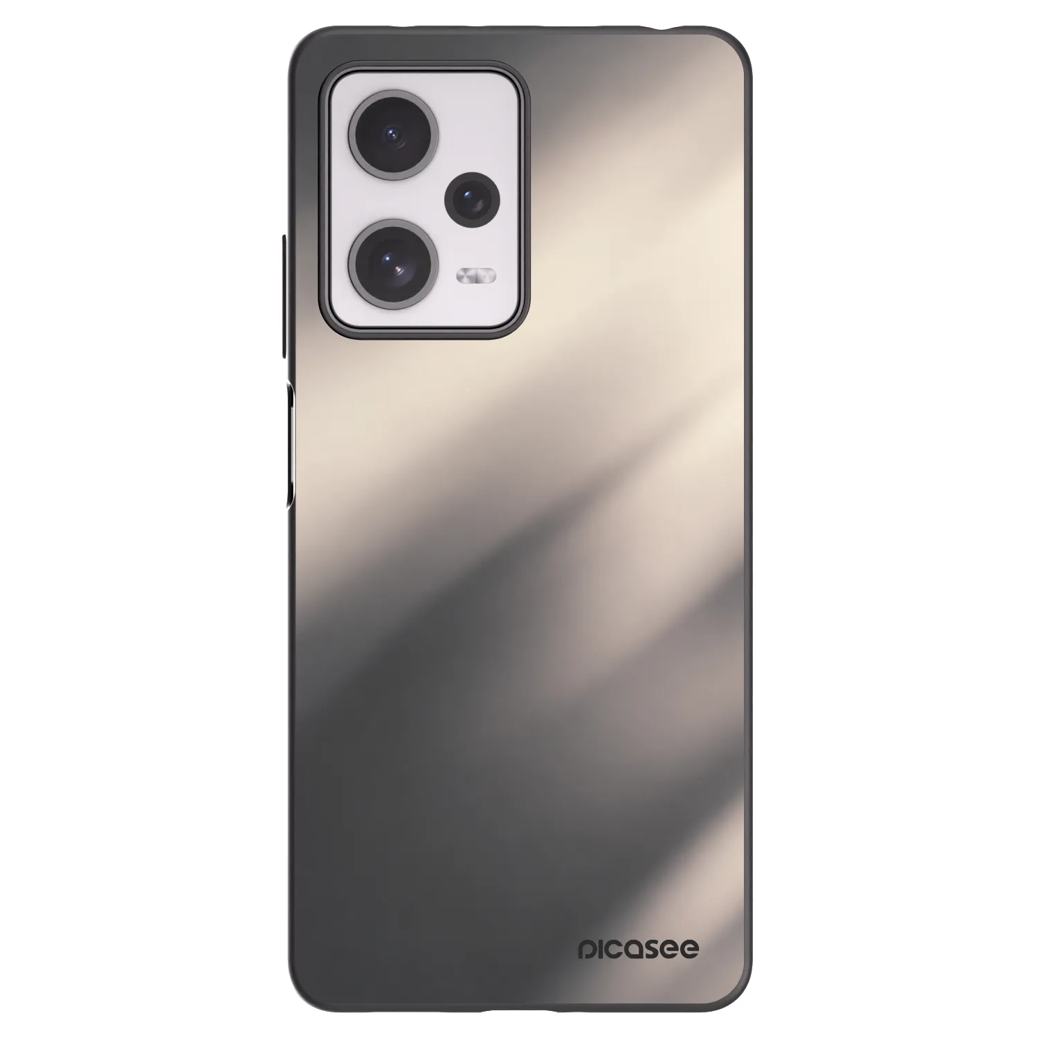 Picasee Μαύρη θήκη σιλικόνης για Xiaomi Redmi Note 12 Pro+ 5G - Smoky Beige