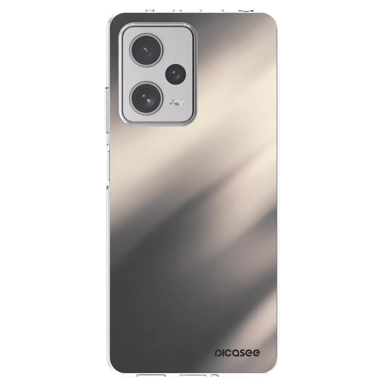Picasee διαφανής θήκη σιλικόνης Xiaomi Redmi Note 12 Pro+ 5G - Smoky Beige