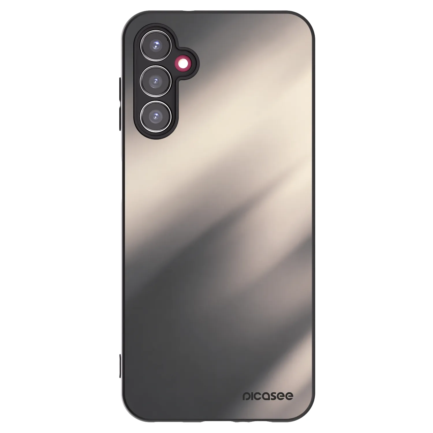 Picasee Μαύρη θήκη σιλικόνης για Samsung Galaxy A14 5G A146P - Smoky Beige