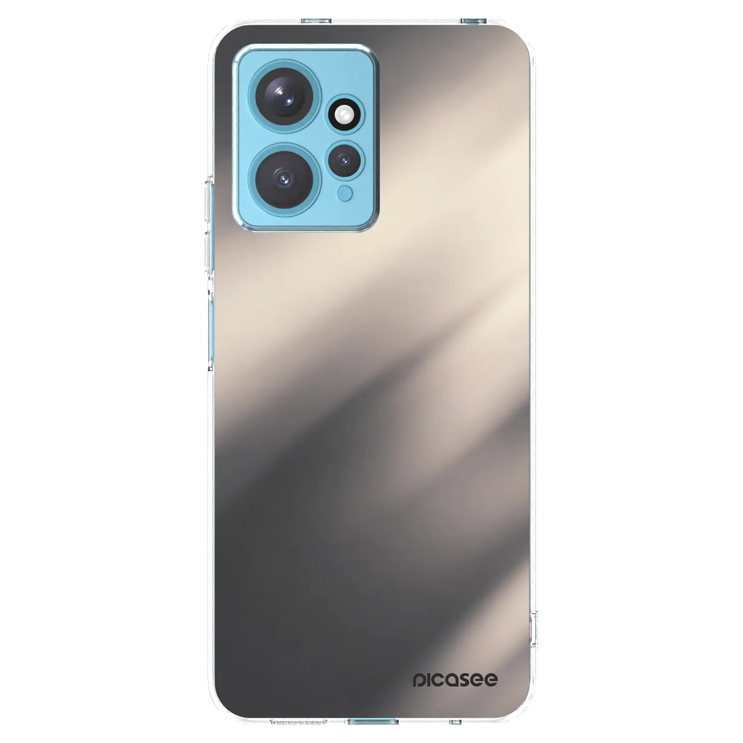 Picasee διαφανής θήκη σιλικόνης Xiaomi Redmi Note 12 4G - Smoky Beige