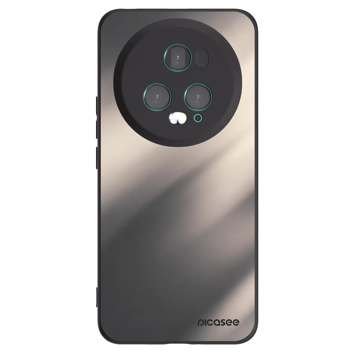 Picasee Μαύρη θήκη σιλικόνης για Honor Magic5 Pro - Smoky Beige
