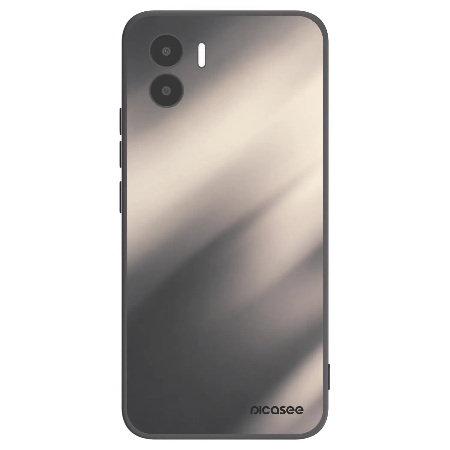 Picasee Μαύρη θήκη σιλικόνης για Xiaomi Redmi A2 - Smoky Beige
